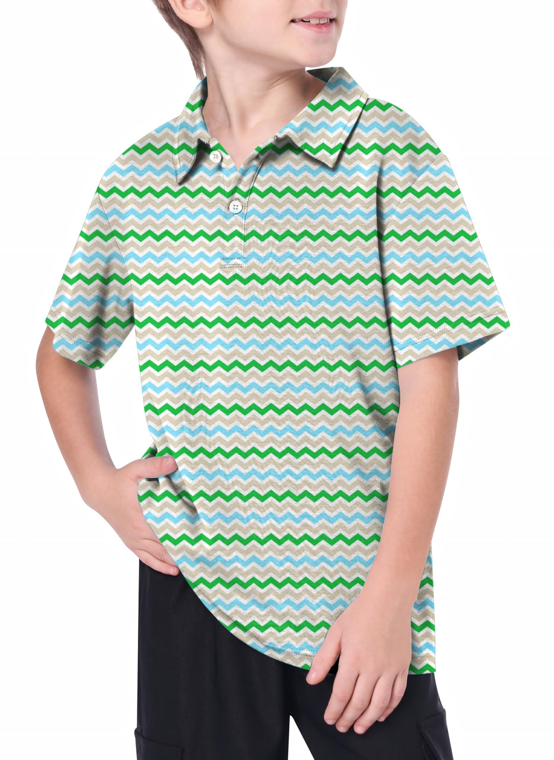 Youth Wave Golf Polo