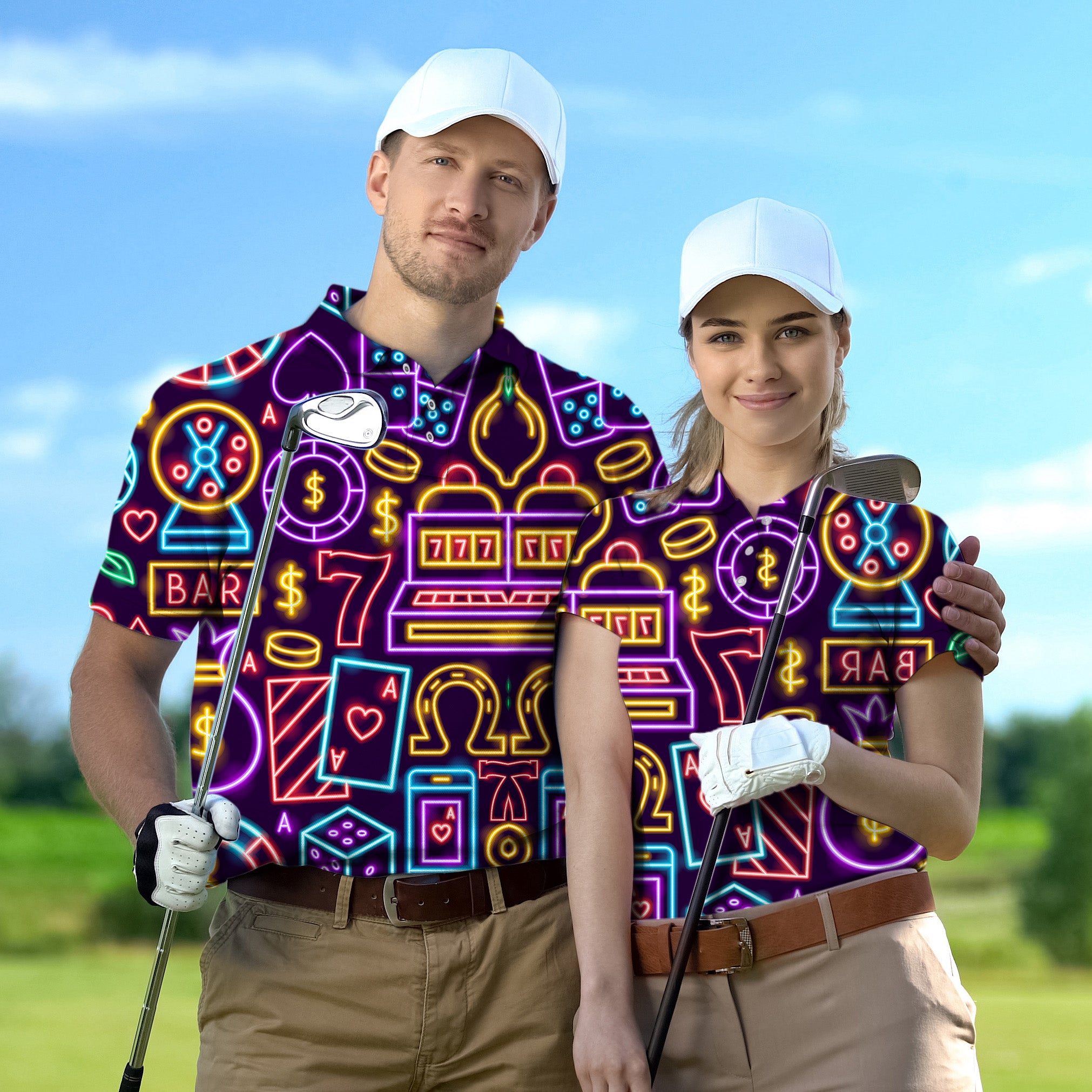 Golf Polo Couple Family set Money Shot BANKROLL