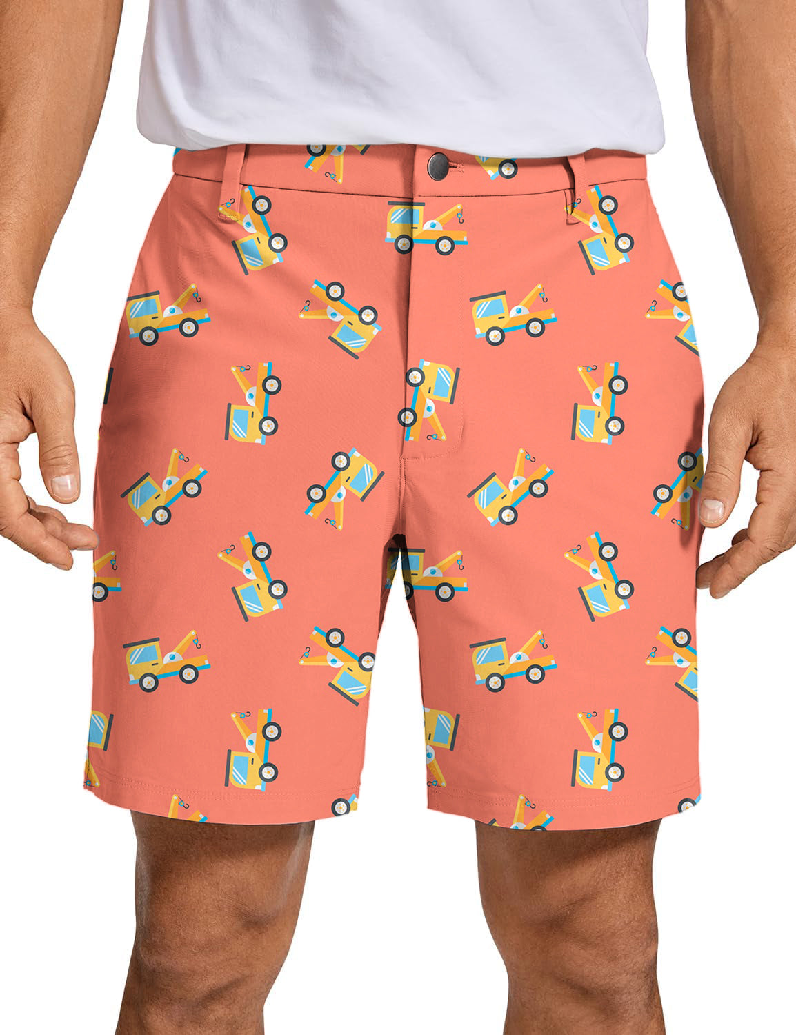 Men's  Crane Engineering Vehicle Golf Shorts