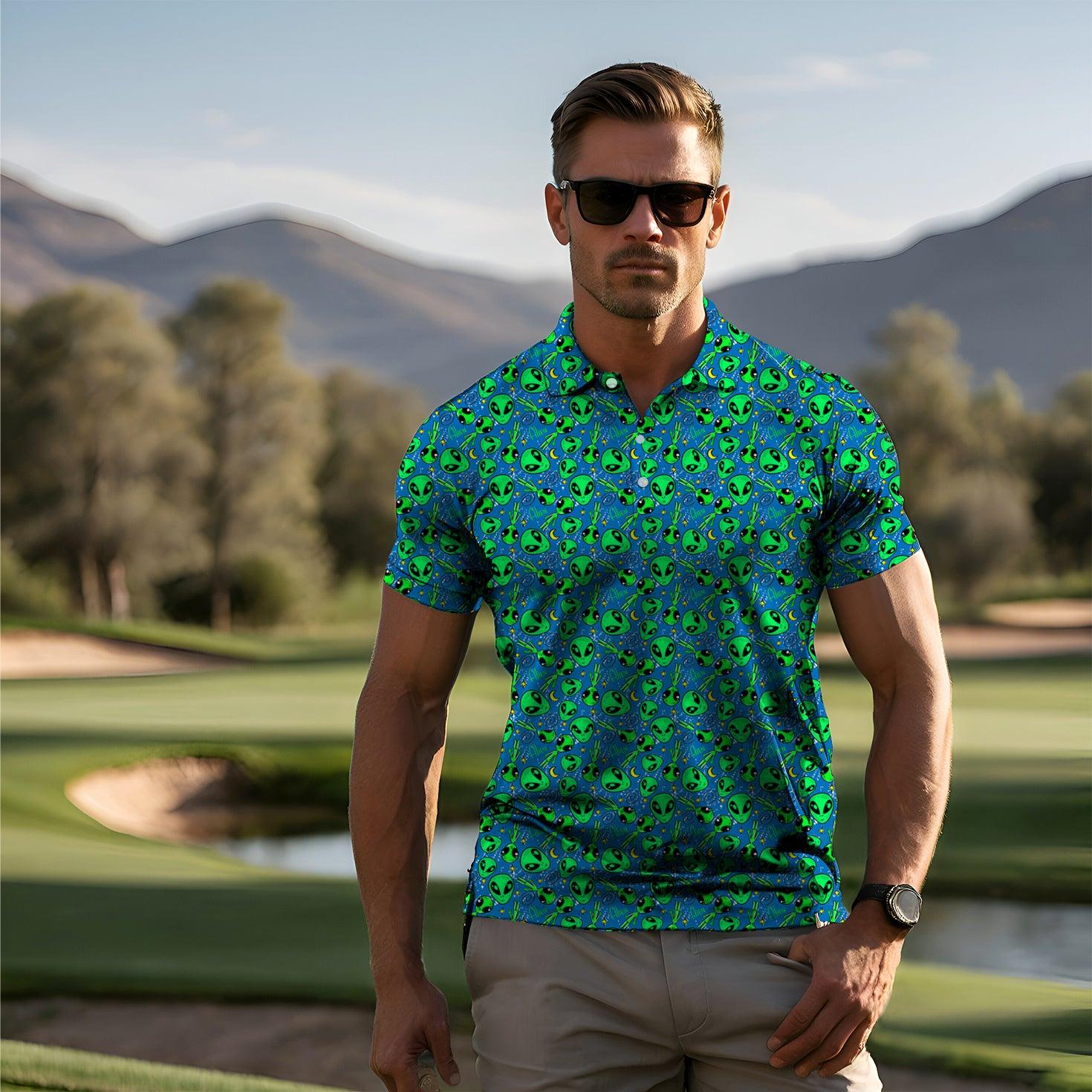 Men's golf polo Cosmic Drive