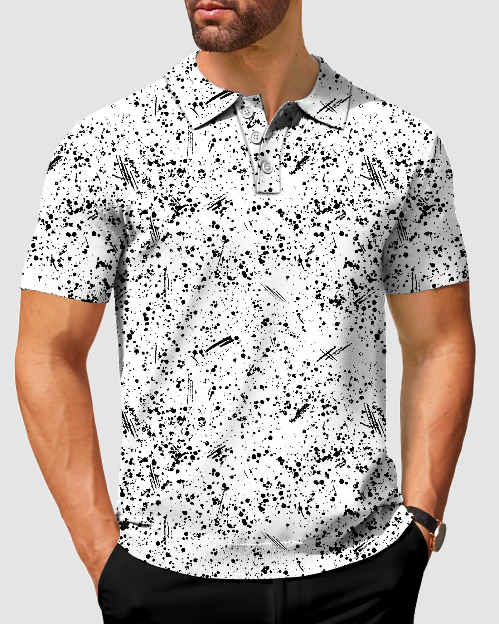 Men's Cookies & Cream Golf Polo