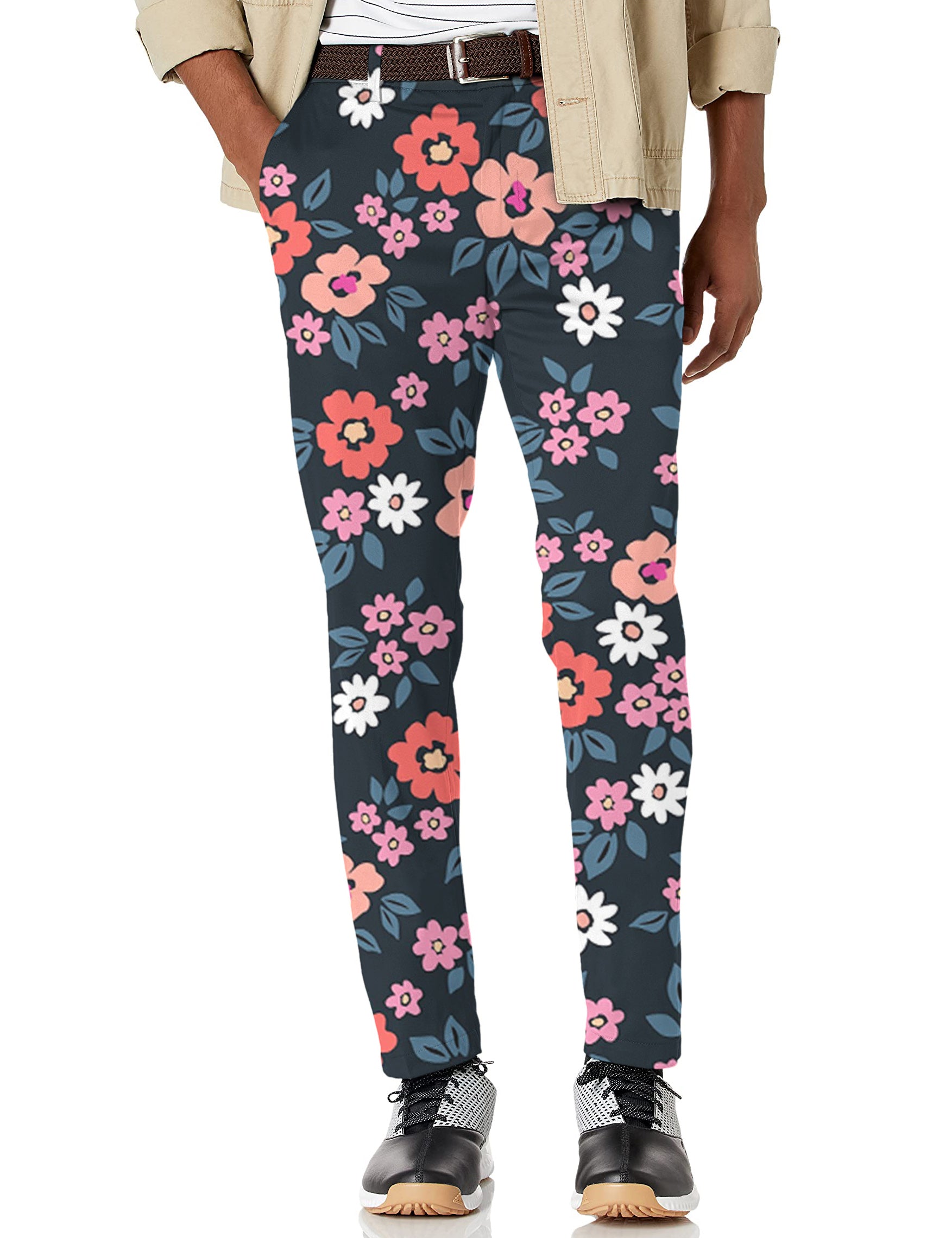 Men's Vintage Floral Stretch Golf pants