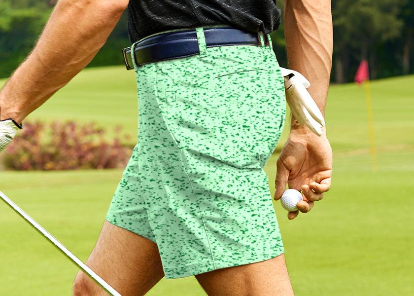 Men Graffiti Greens Golf Shorts