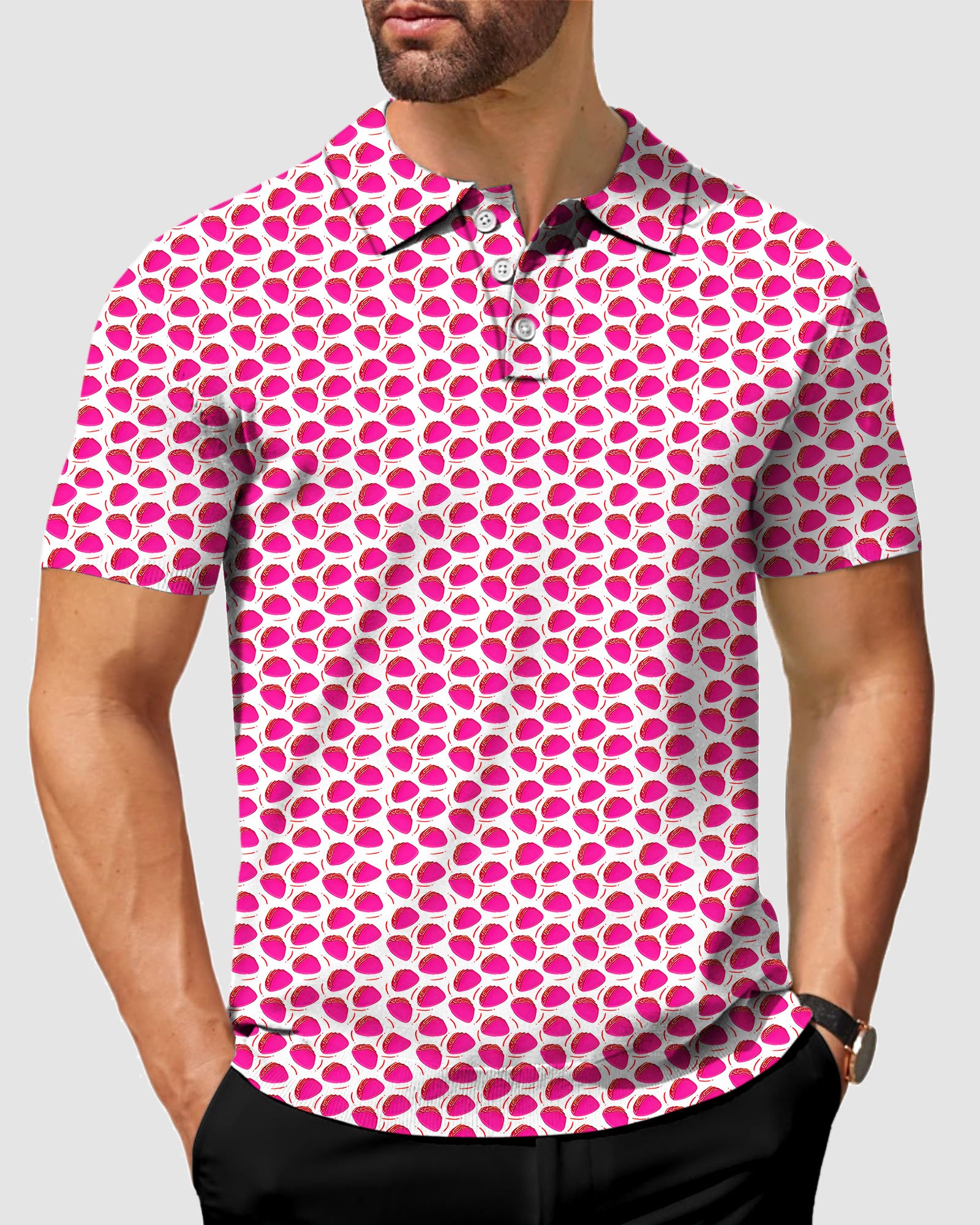 Men's TACO TUESDAY golf polo