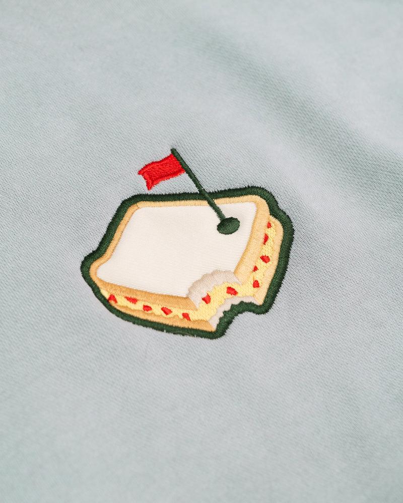 Cheese Sandwich Crew Neck Sandwich Flag Embroidered Round neck sweater outerwear