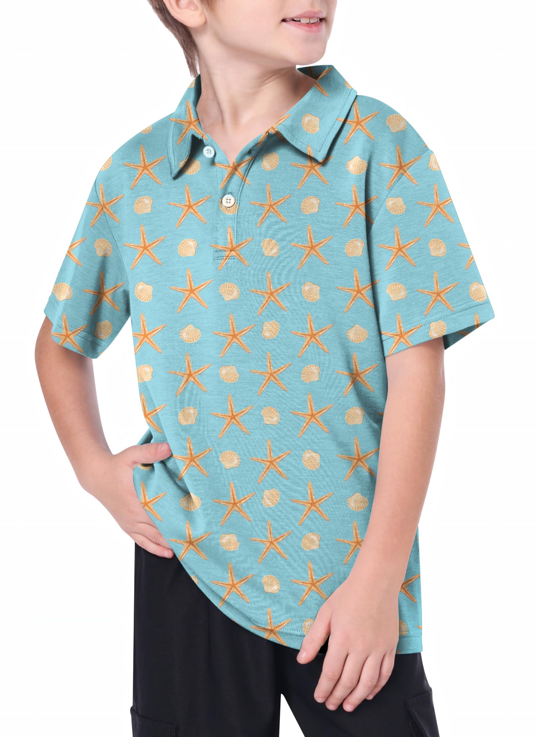 Youth Seaside Golfer Golf Polo