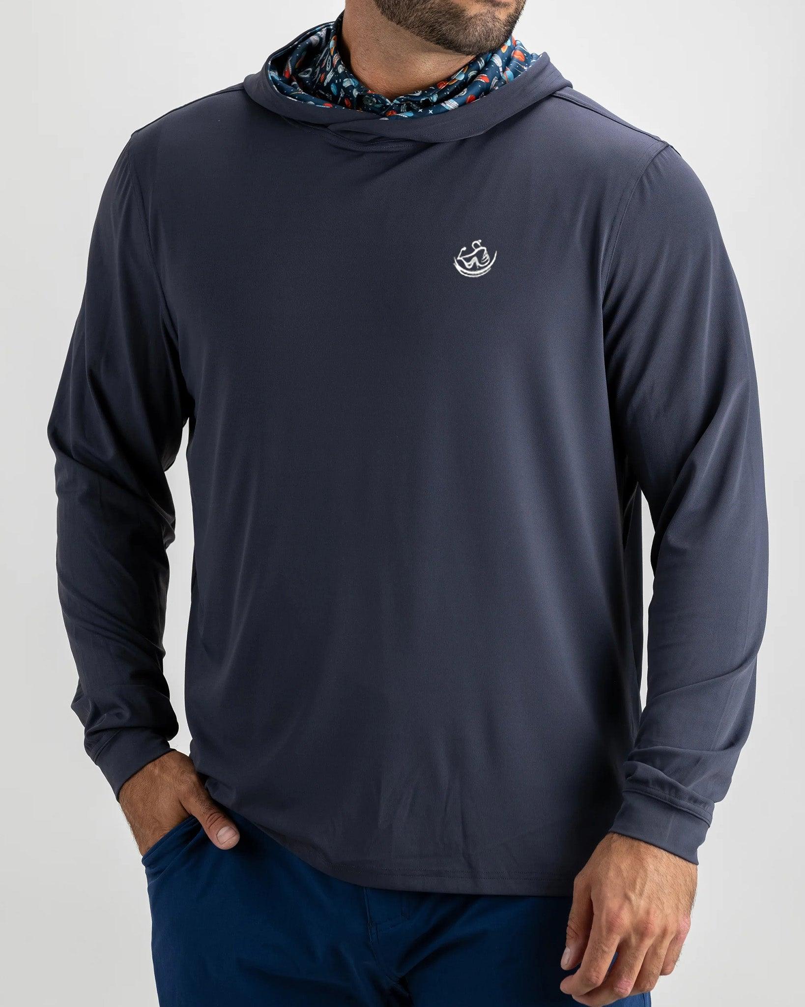 Embroidered men golf hoodies sweater outerwear