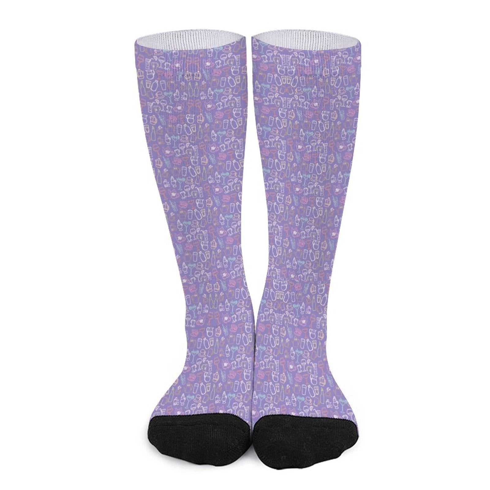 Here for the Drinks Prined socks Gifts for Men Women