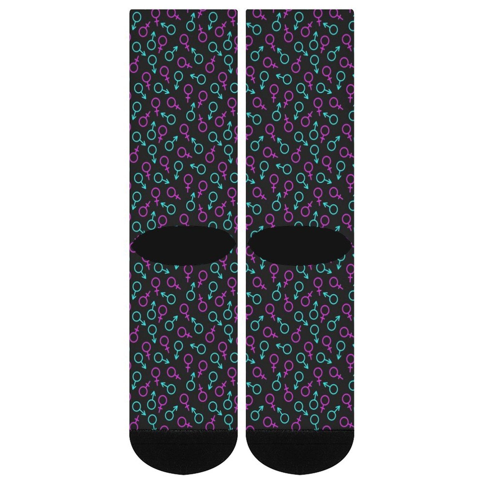Gender Prined socks Gifts for Men Women