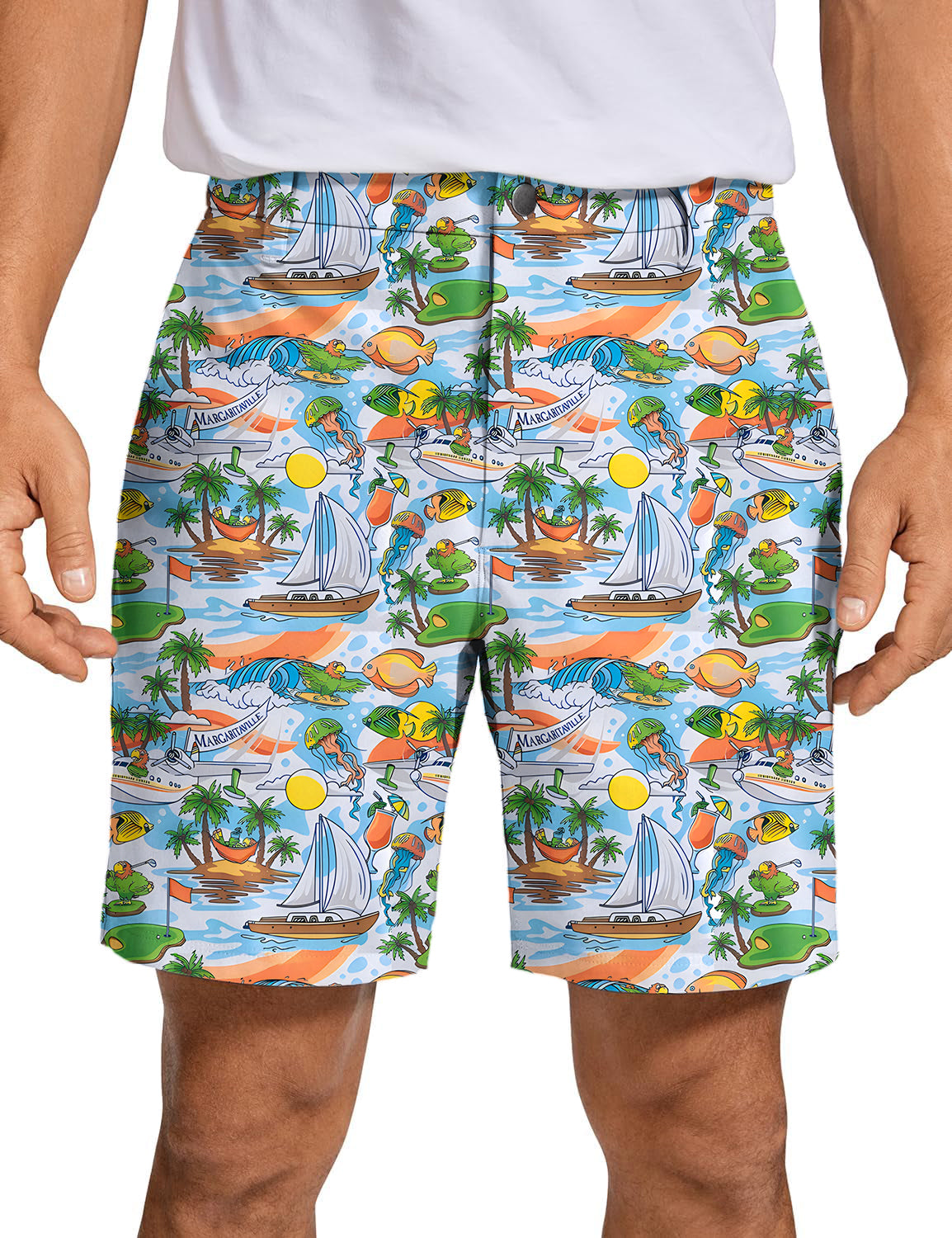 Men's MARGARITAVILLE PINS IN PARADISE Golf Shorts