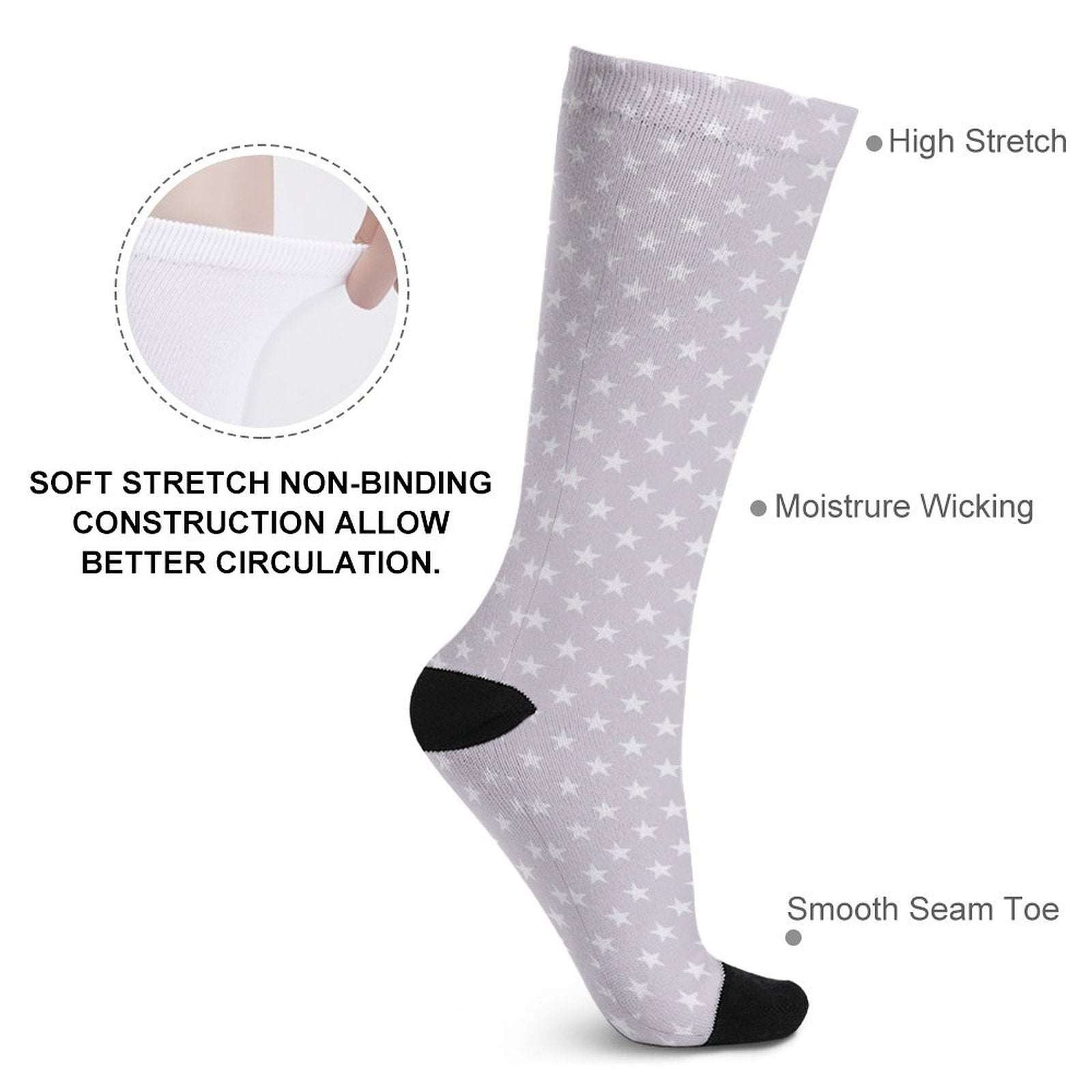 American Stripes Prined socks Gifts for Men Women