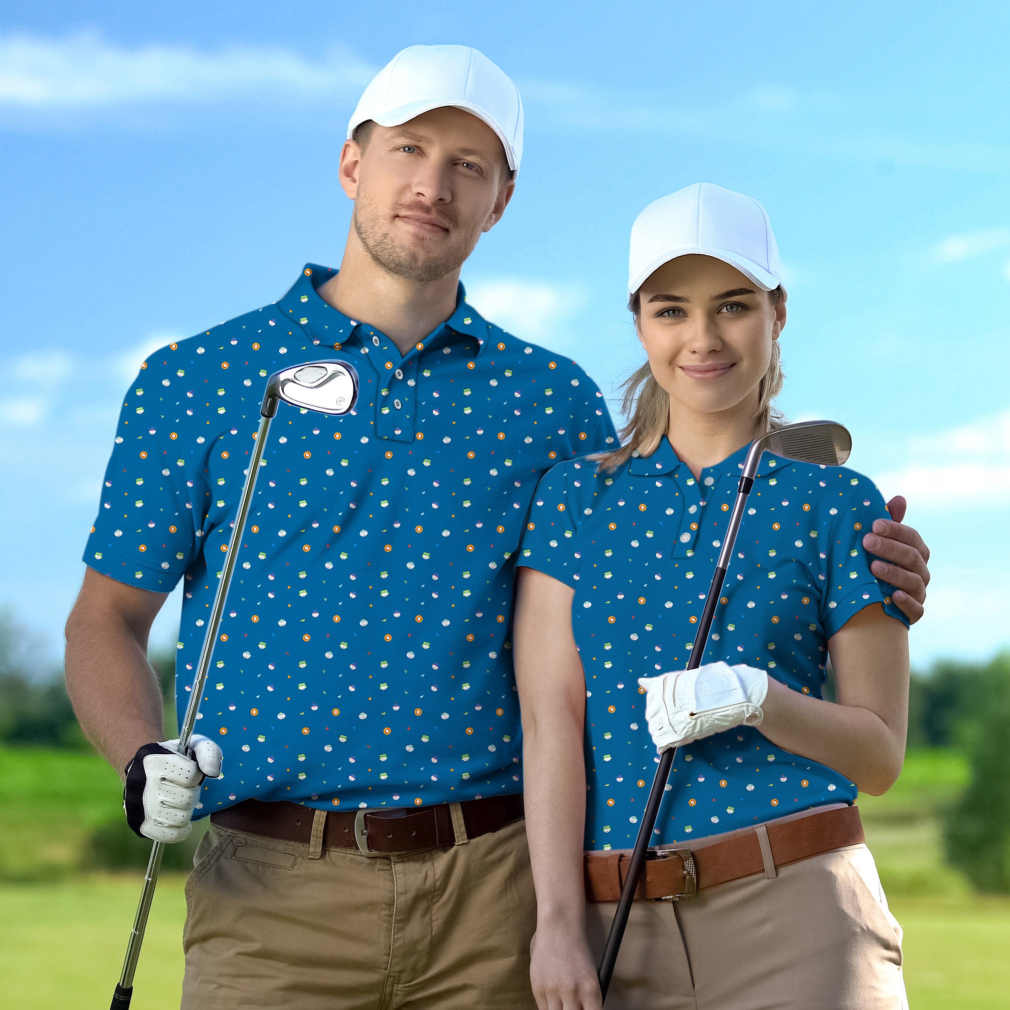 Golf Polo Couple Family set South Park