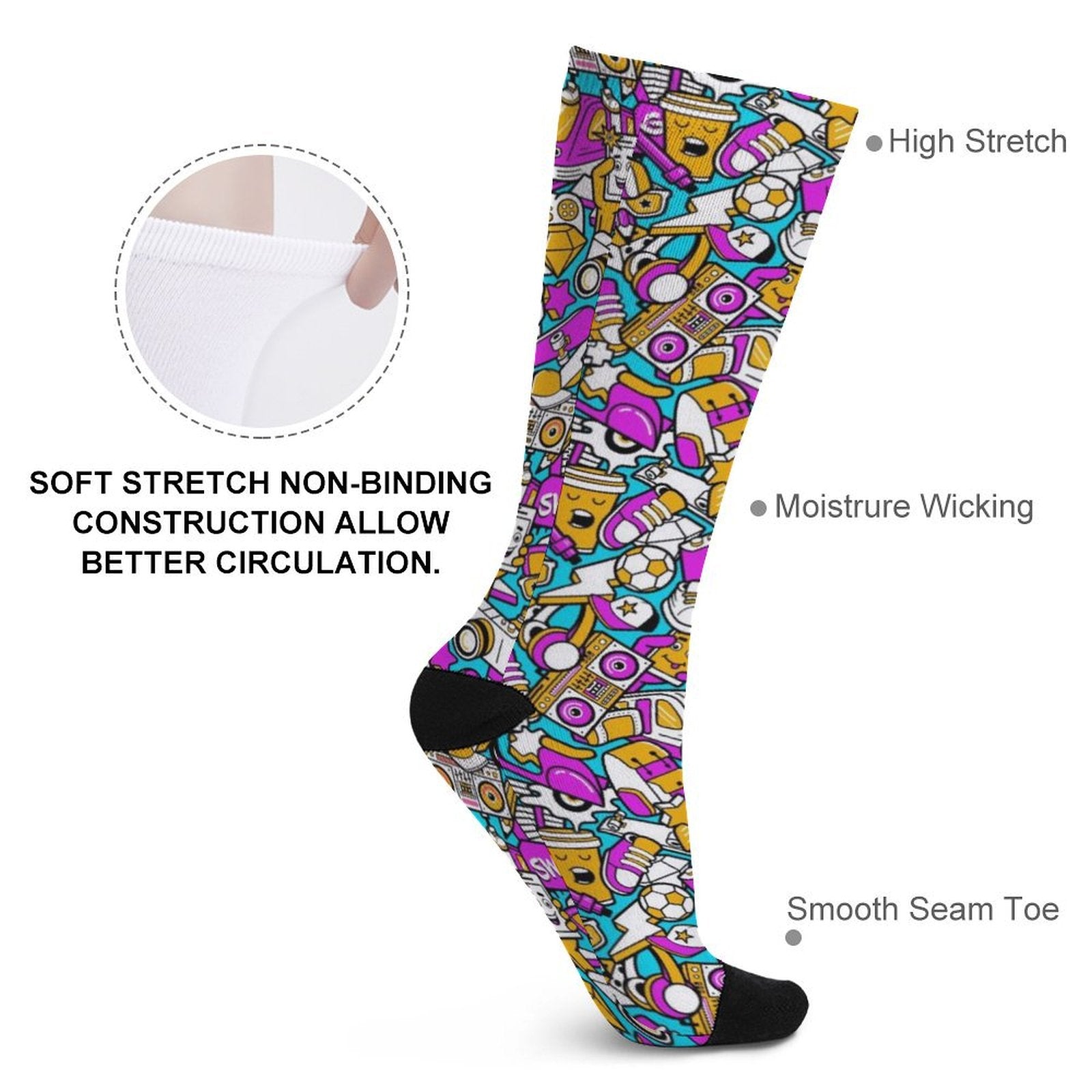 Tops The Boys Trip Prined socks Gifts for Men Women