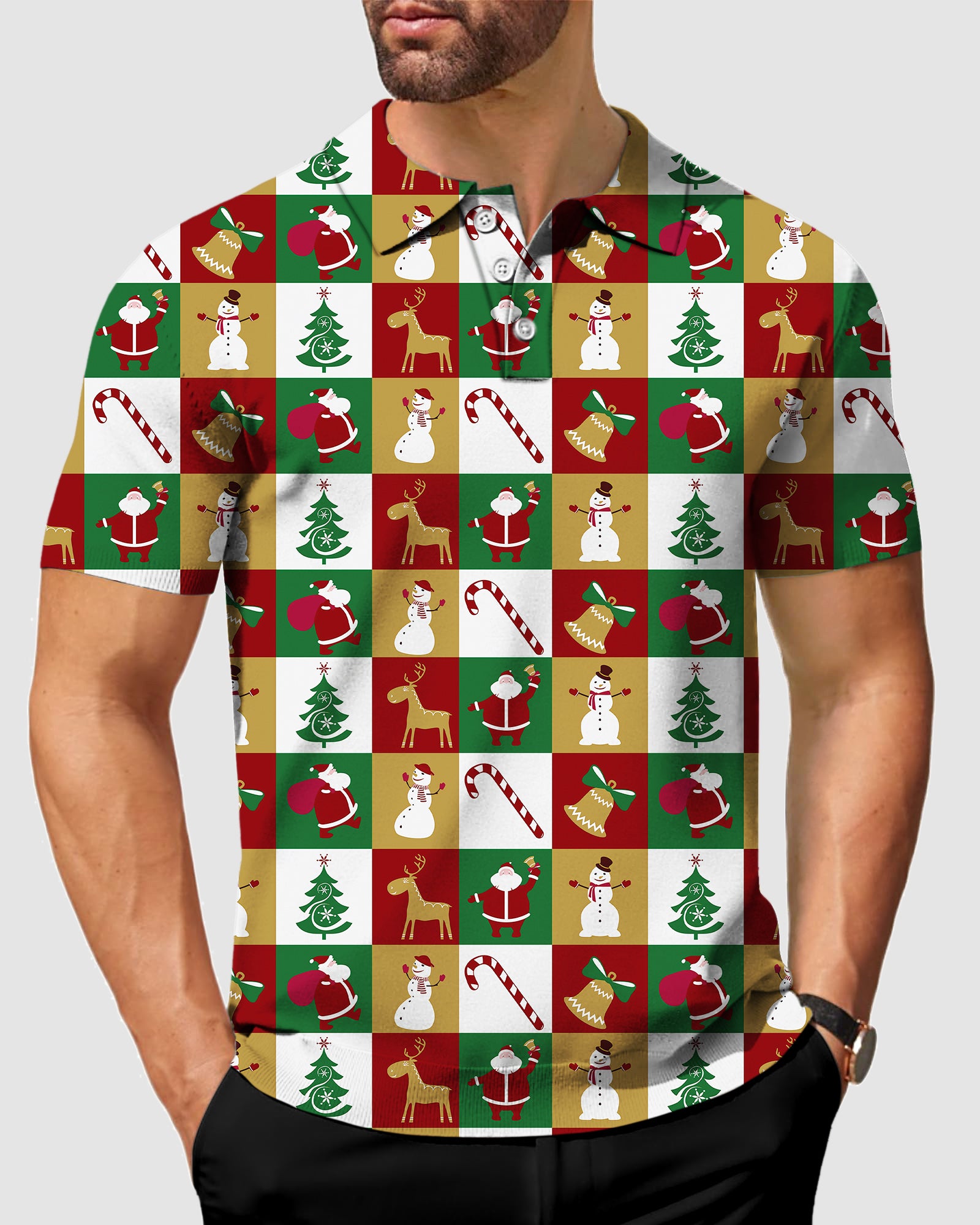 Men's Marry Christmas Polo