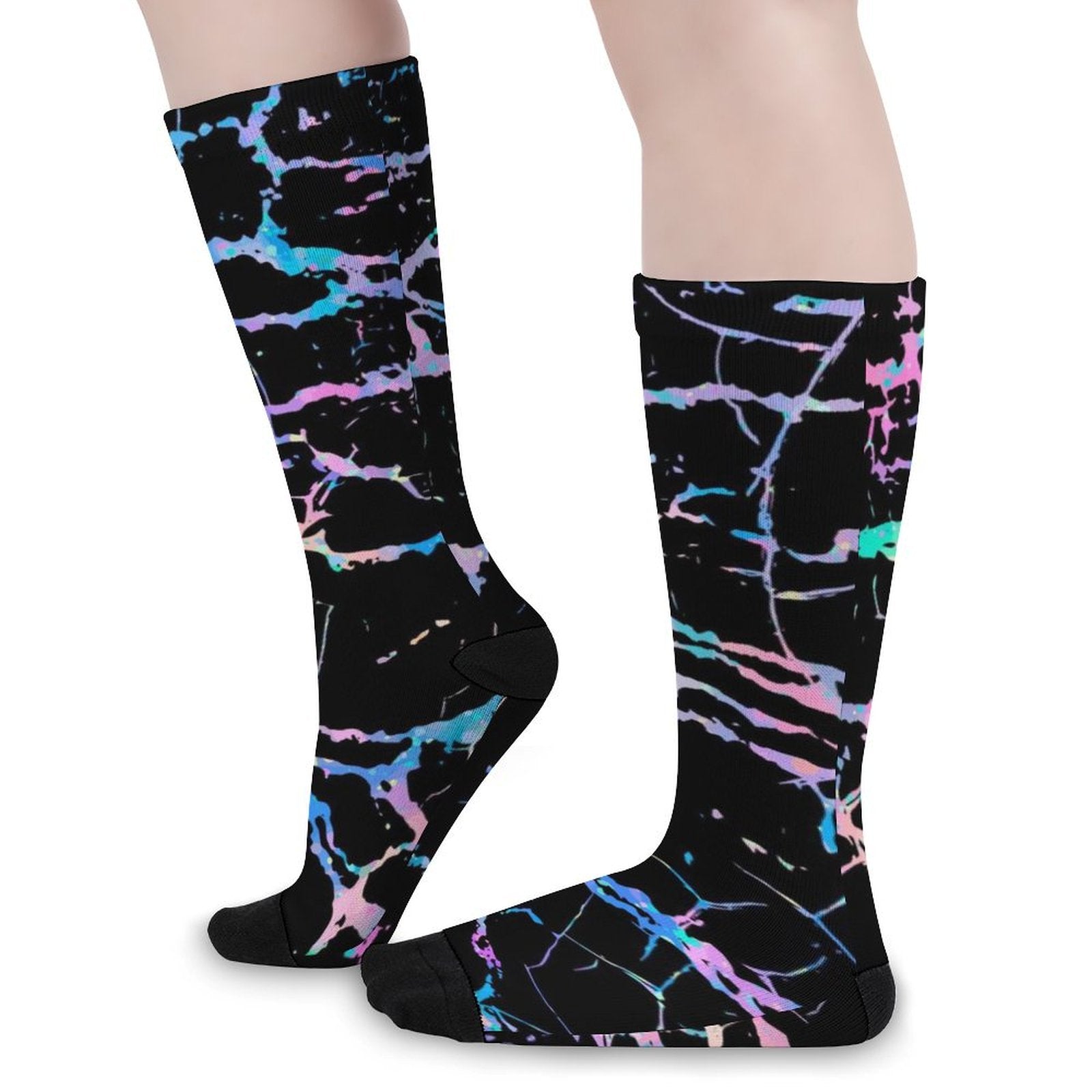Rainbow Lightning Prined socks Gifts for Men Women