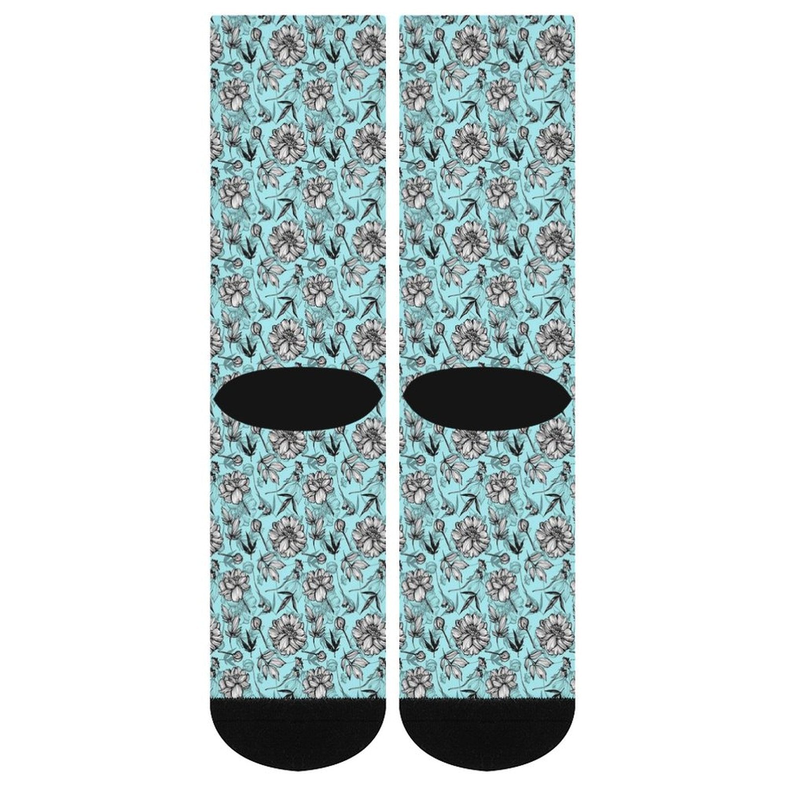 Blue Tropics Prined socks Gifts for Men Women