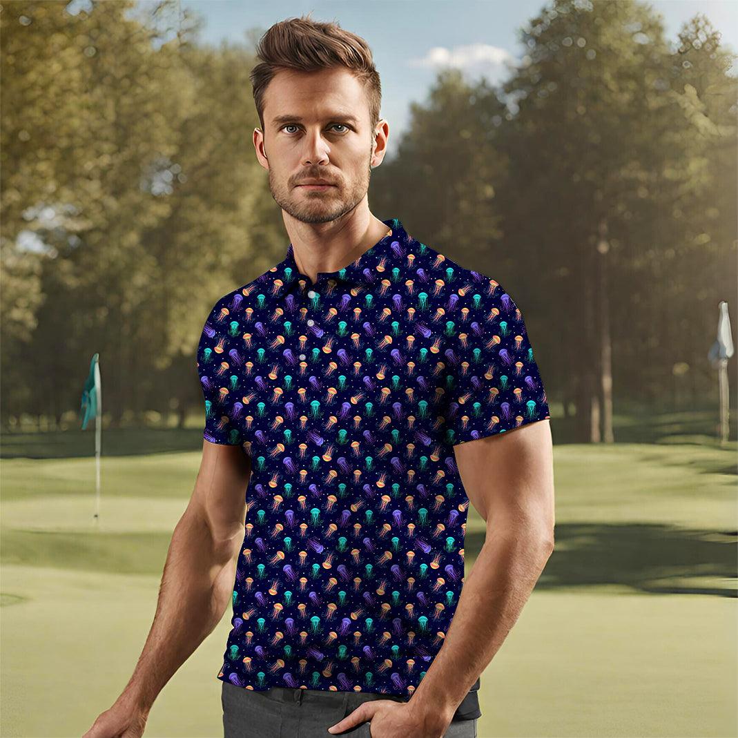 jellyfish Men's golf polo