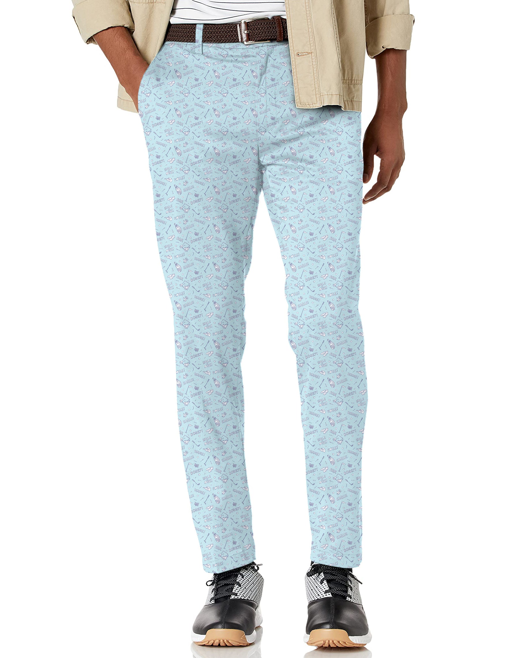 Men's Golf doodle Stretch Golf pants trousers