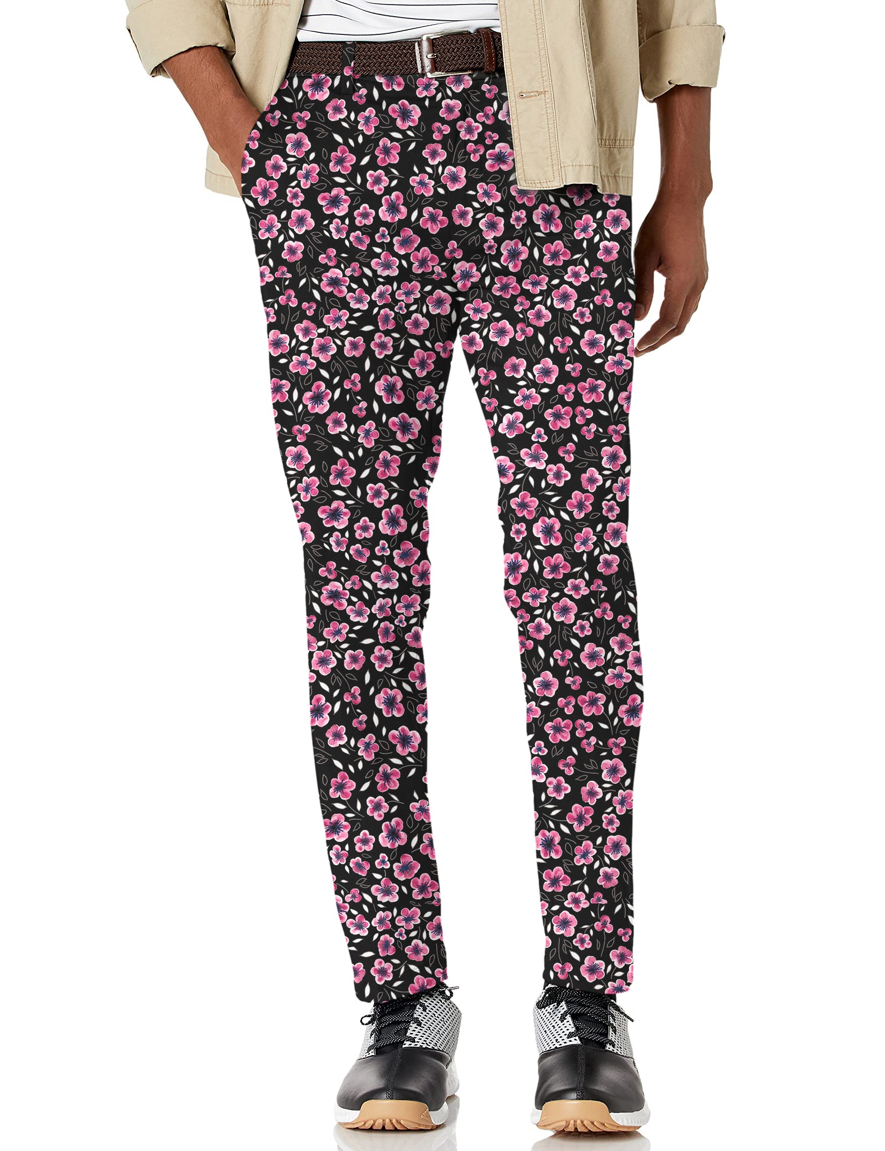 Men's Floral Out Stretch Golf pants trousers