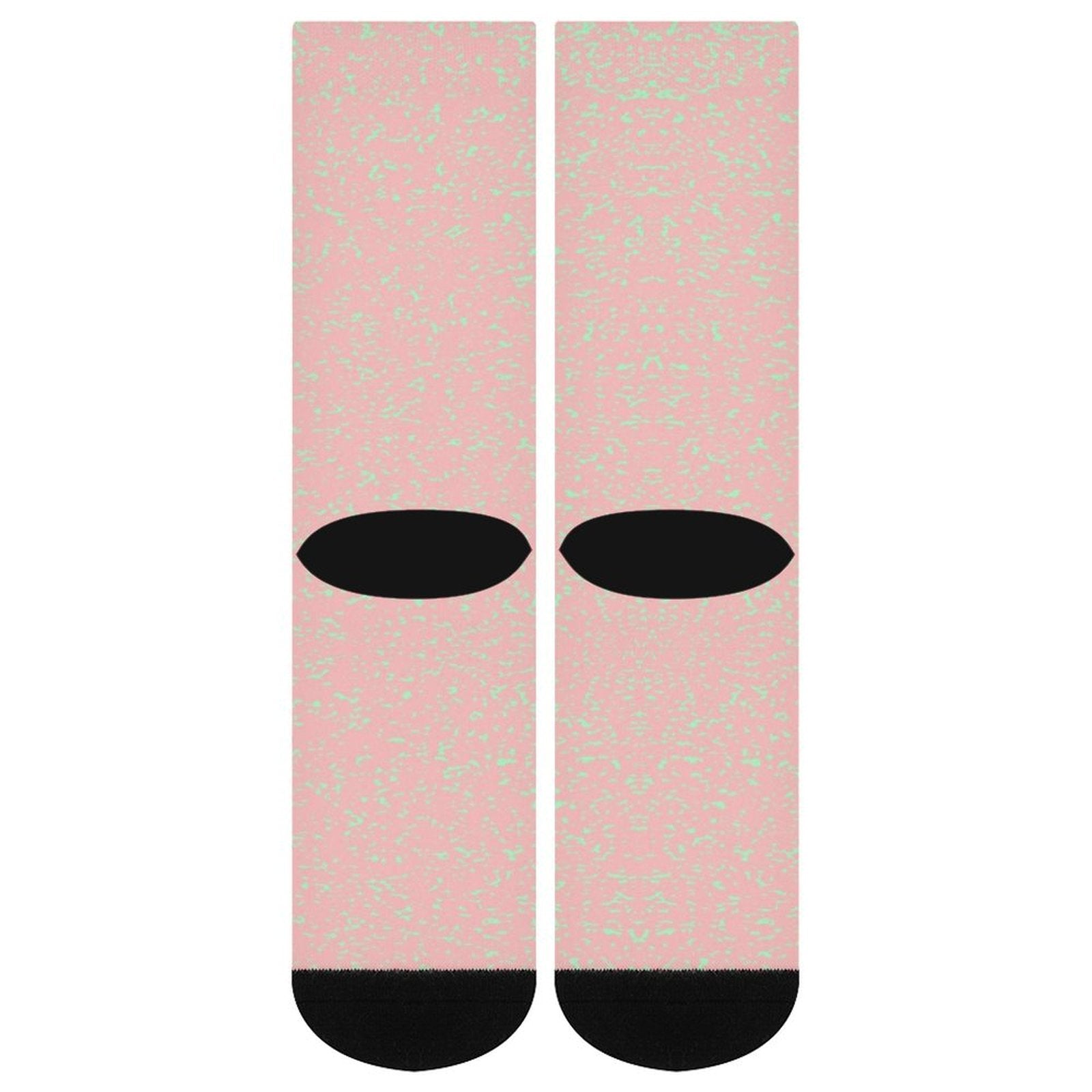 Pastel Pink Fusion Prined socks Gifts for Men Women