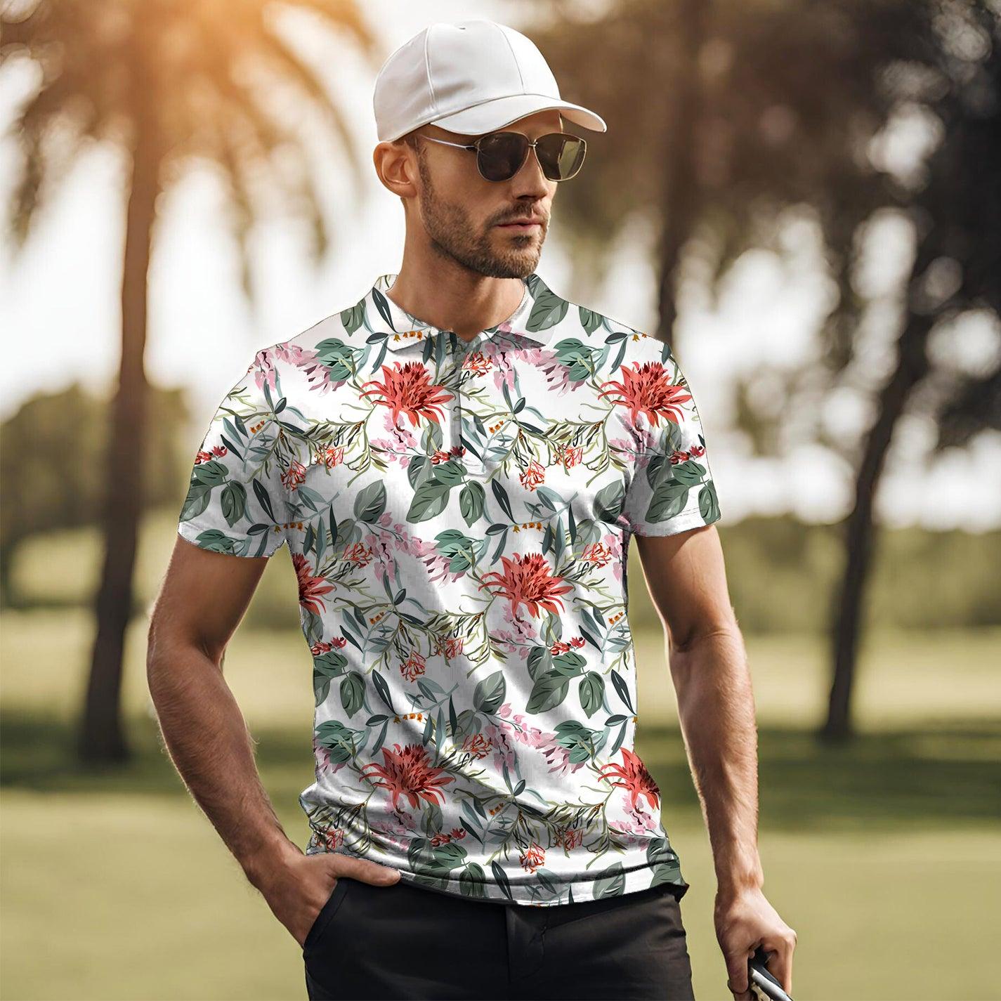 Daisy Flower mens Polo