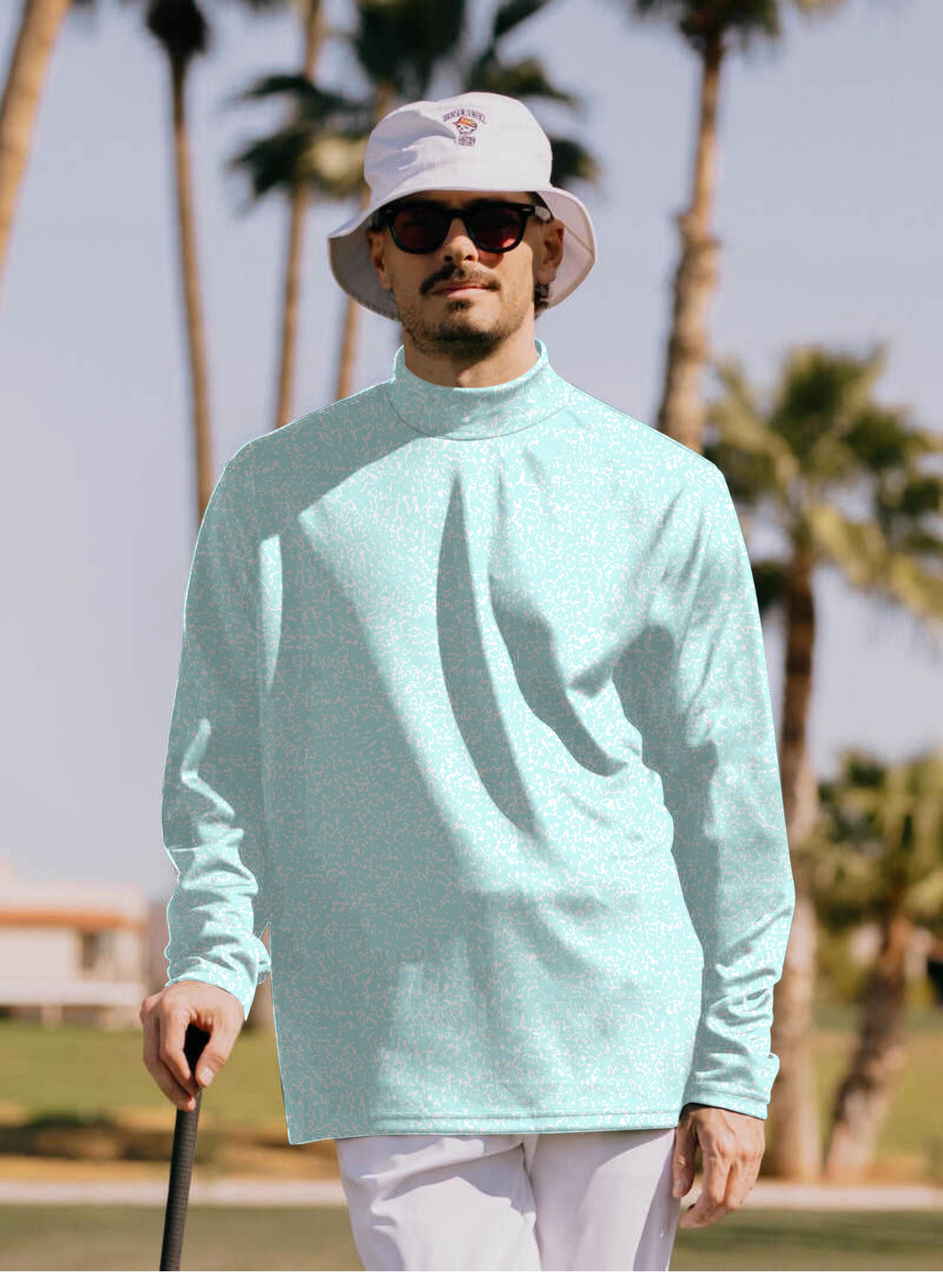 Men's Aqua Breeze Pullover High neck Long/Short sleeve T-Shirt