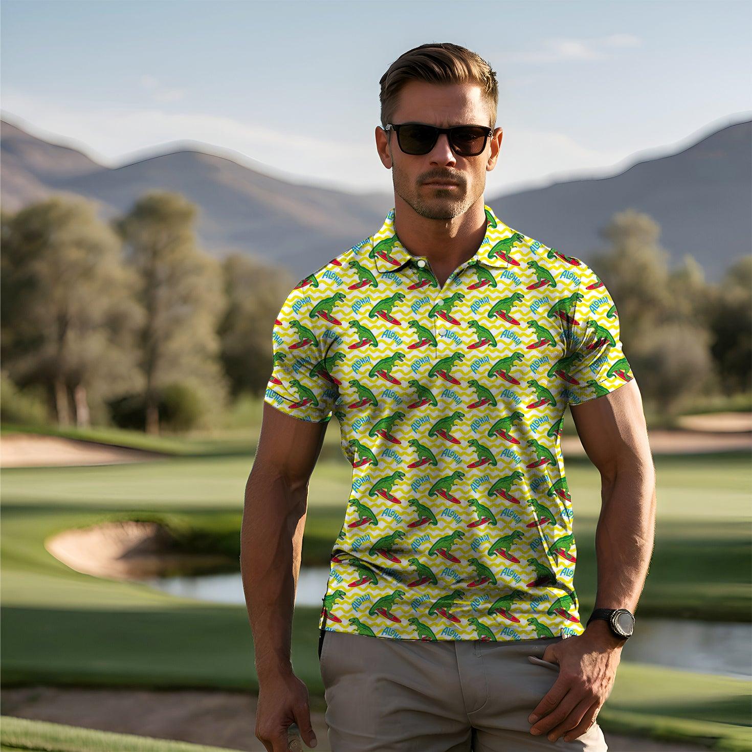 Men's Surfing Dino's golf polo