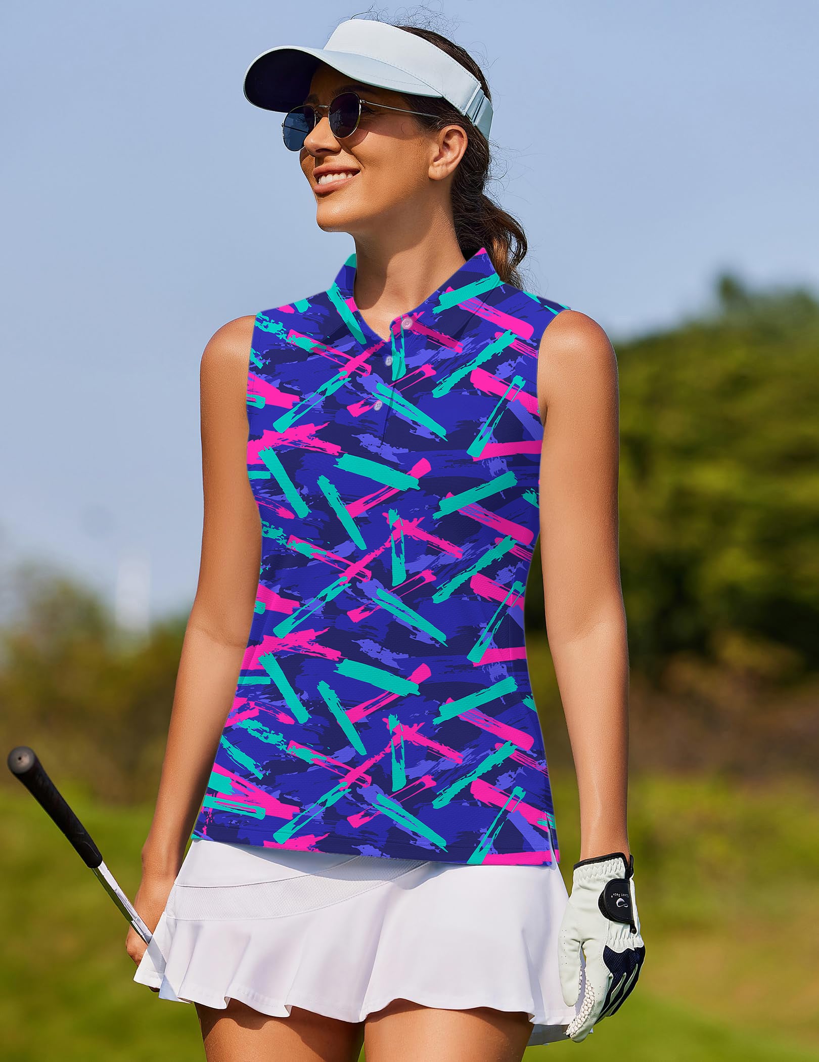 8 Track Women's golf Sleeveless shirt