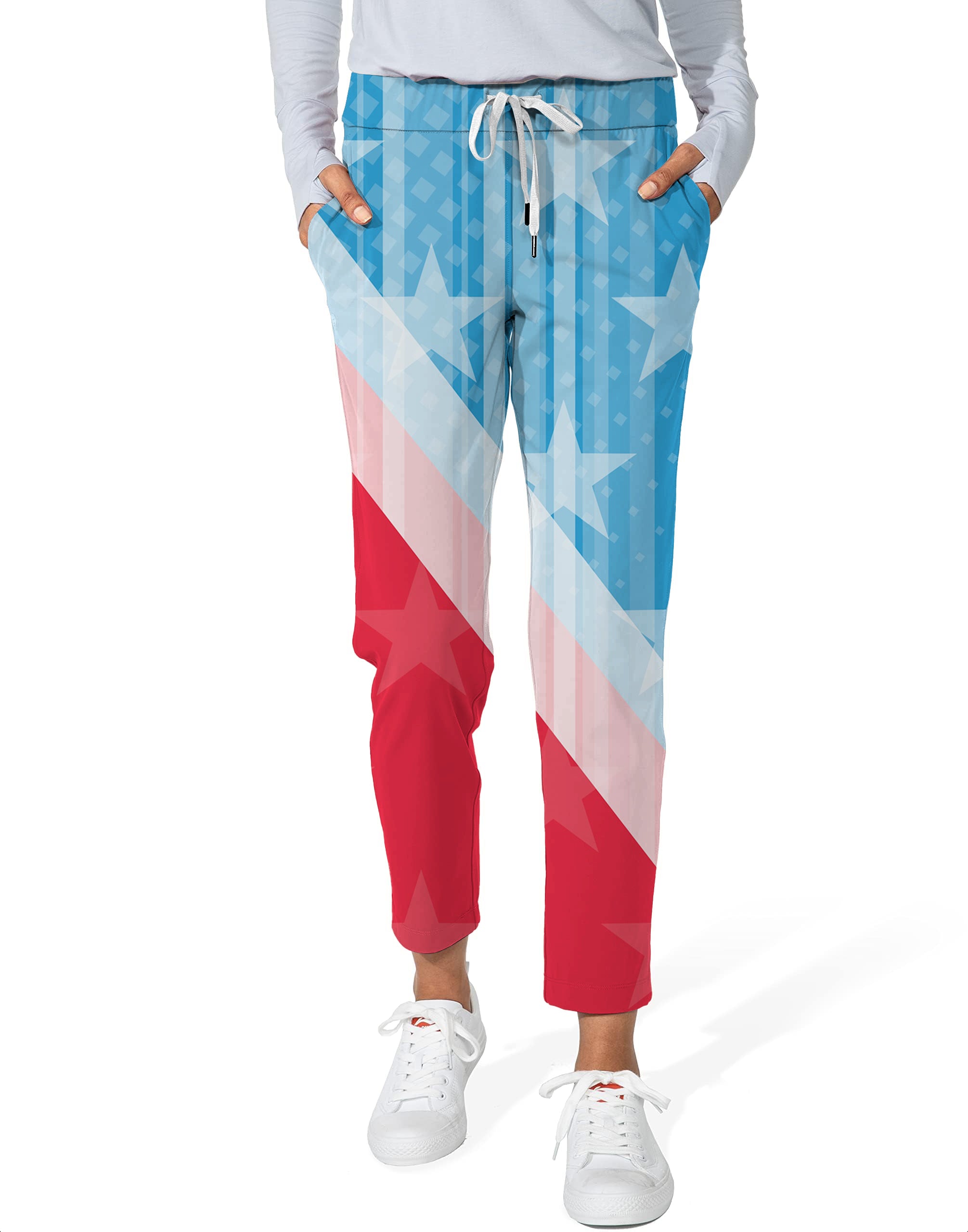 Team USA-Women's 7/8 Stretch Ankle Golf Pants