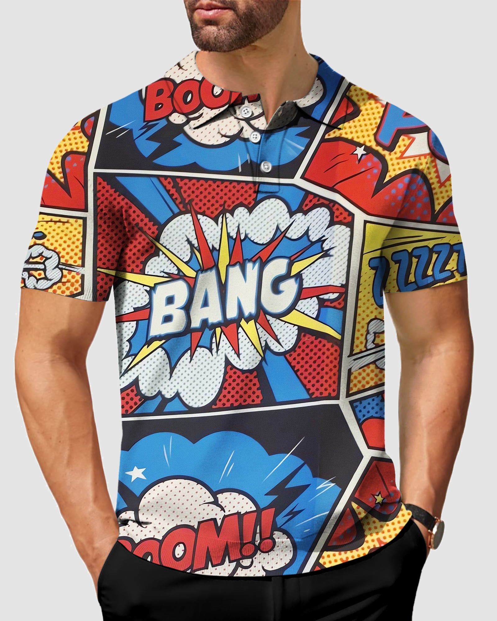 Men's COMICS BANG Polo