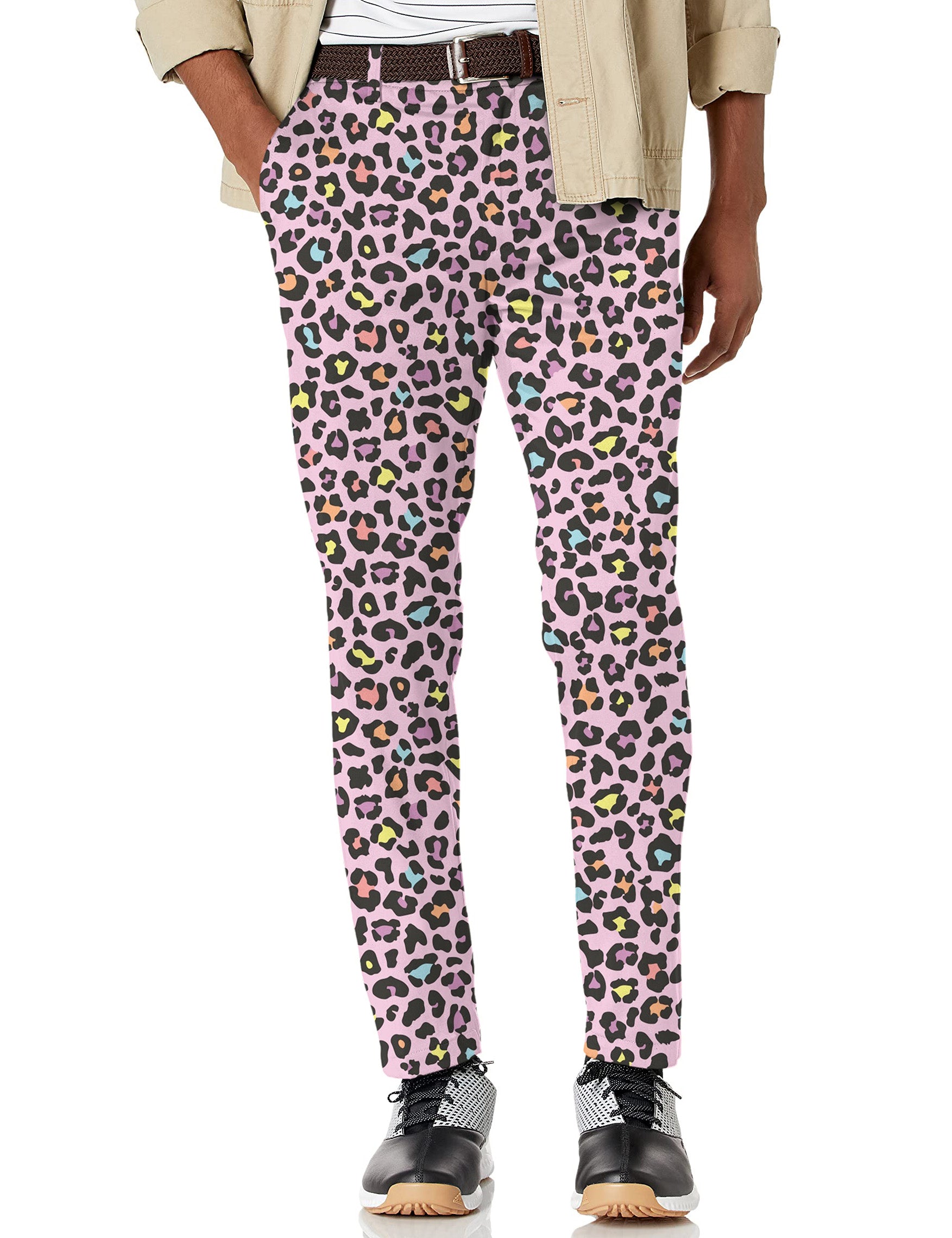 Men's Leopard Stretch Golf Pants