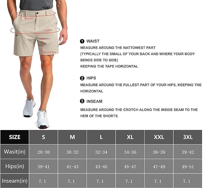 Men Whiskey Golf Shorts