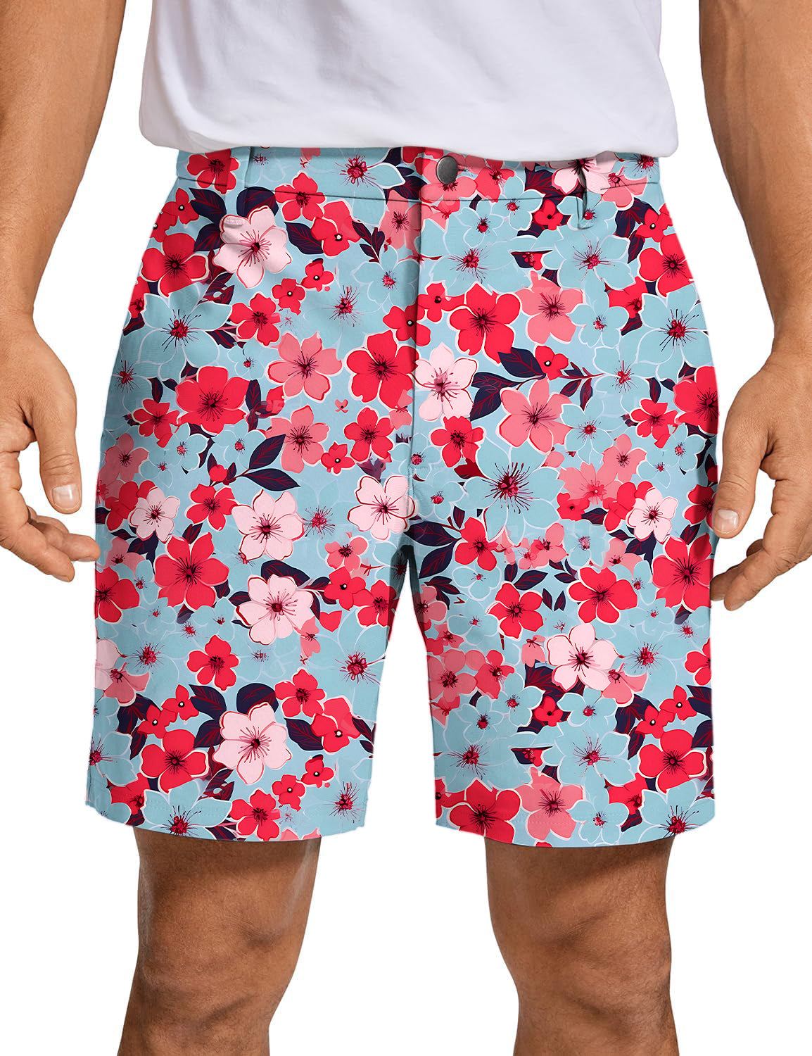 Men Tropical Tour Golf Shorts