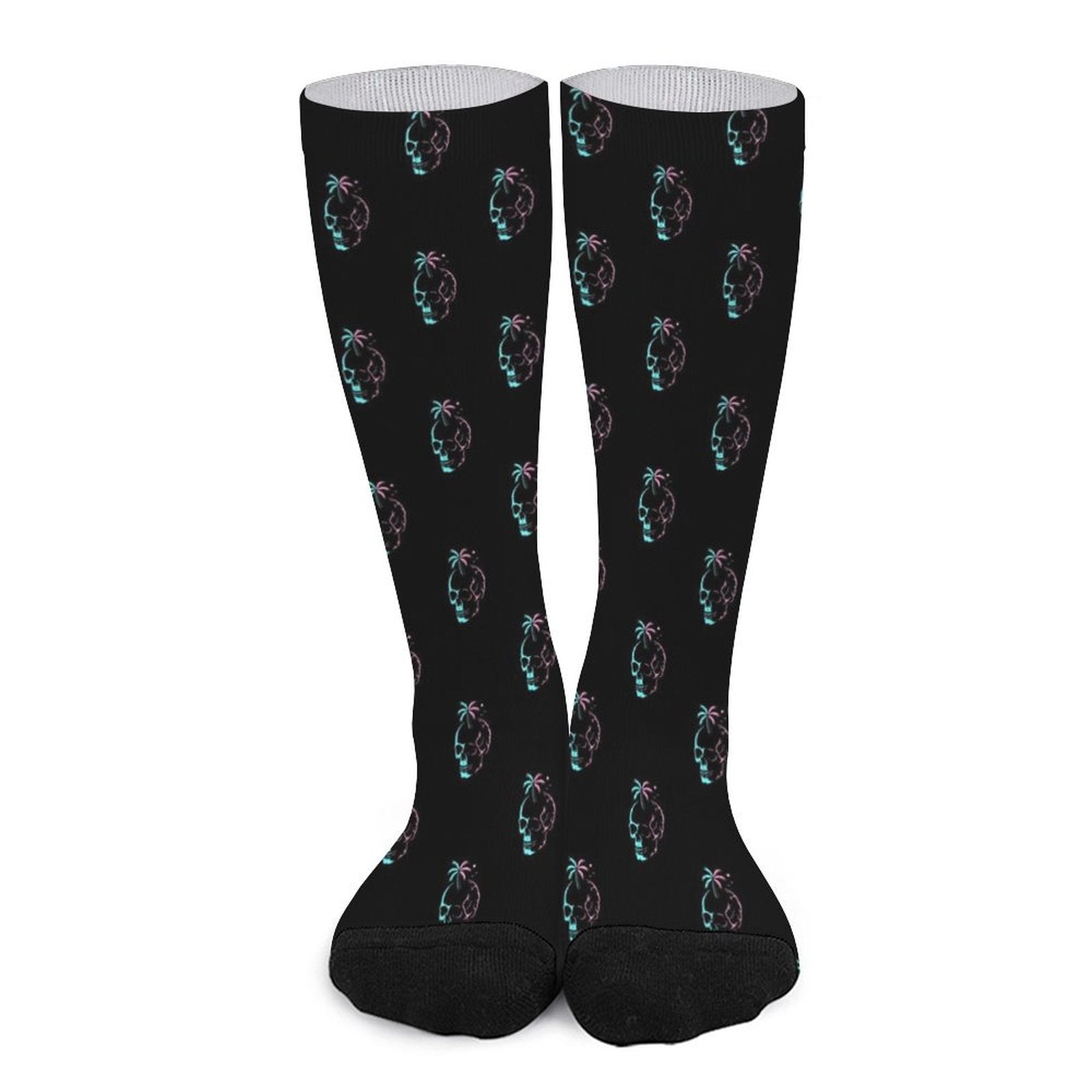 Palm Skulls Prined socks Gifts for Men Women