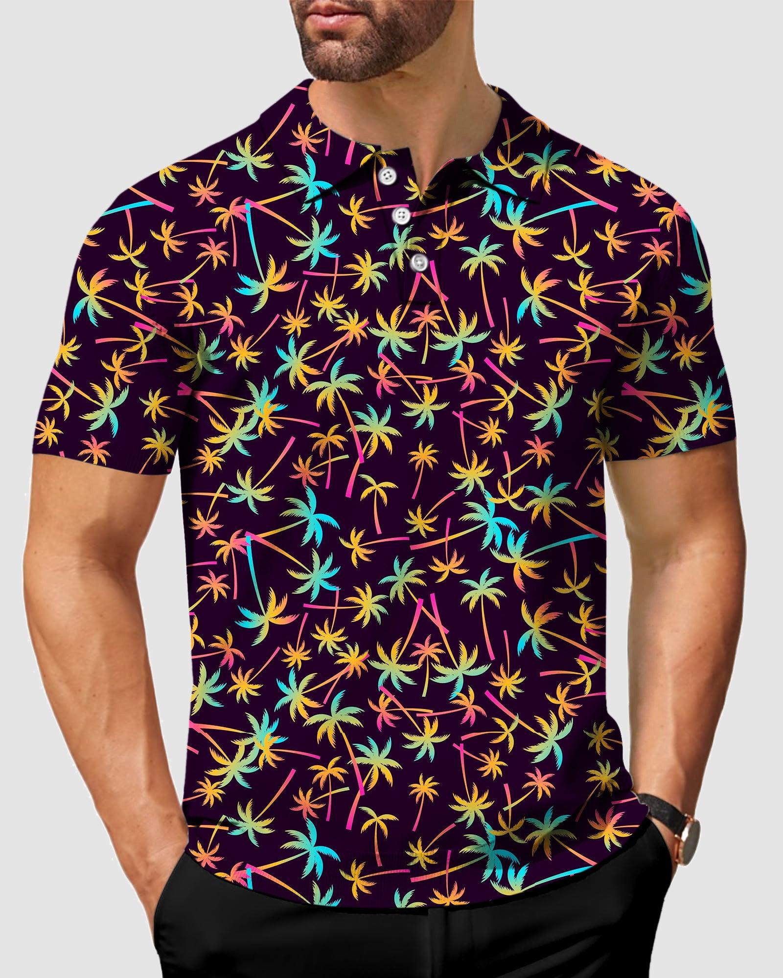 Men's Gradient Palms golf polo