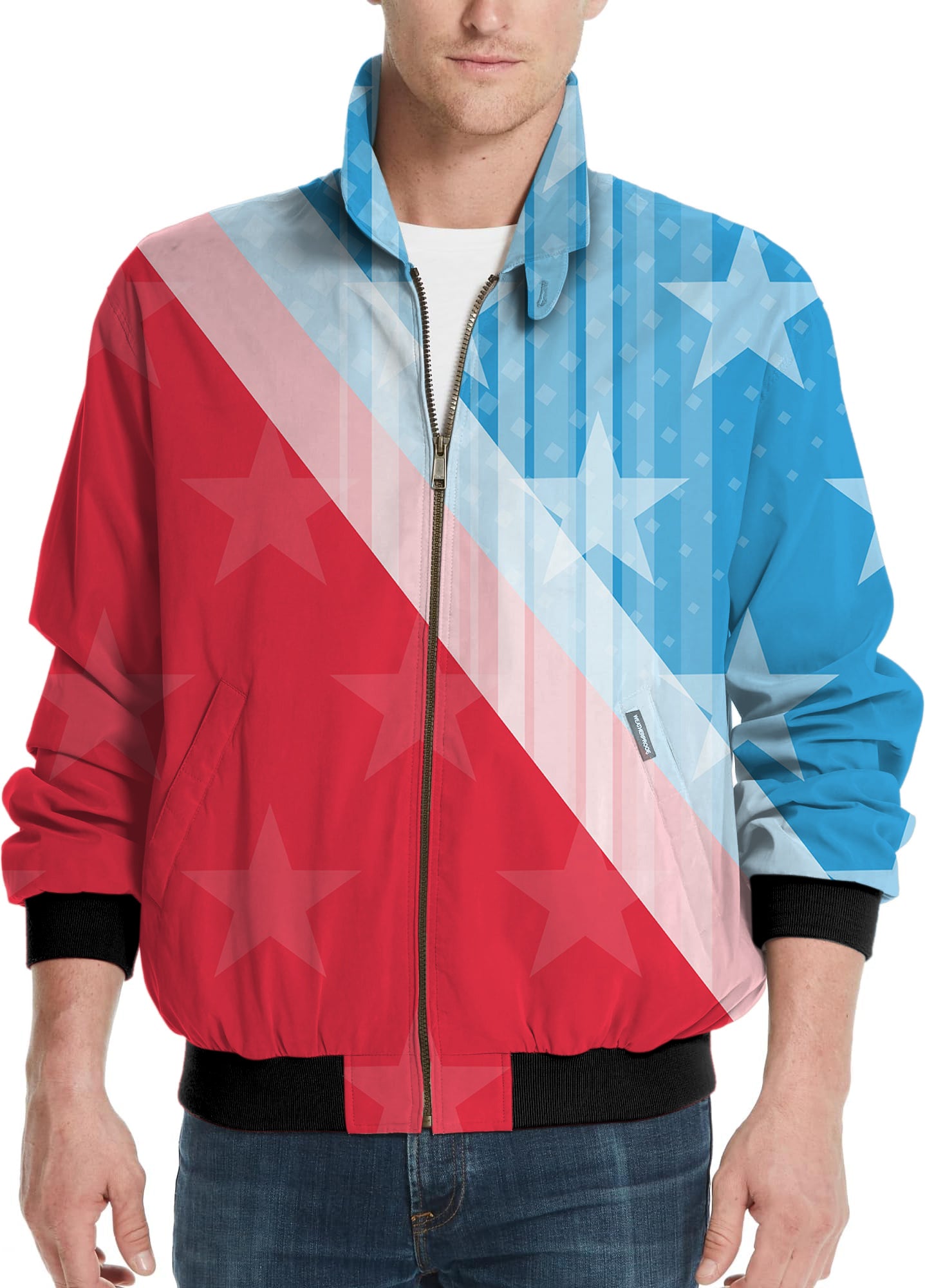 Team USA-Men's Golf Windbreaker Light Jacket