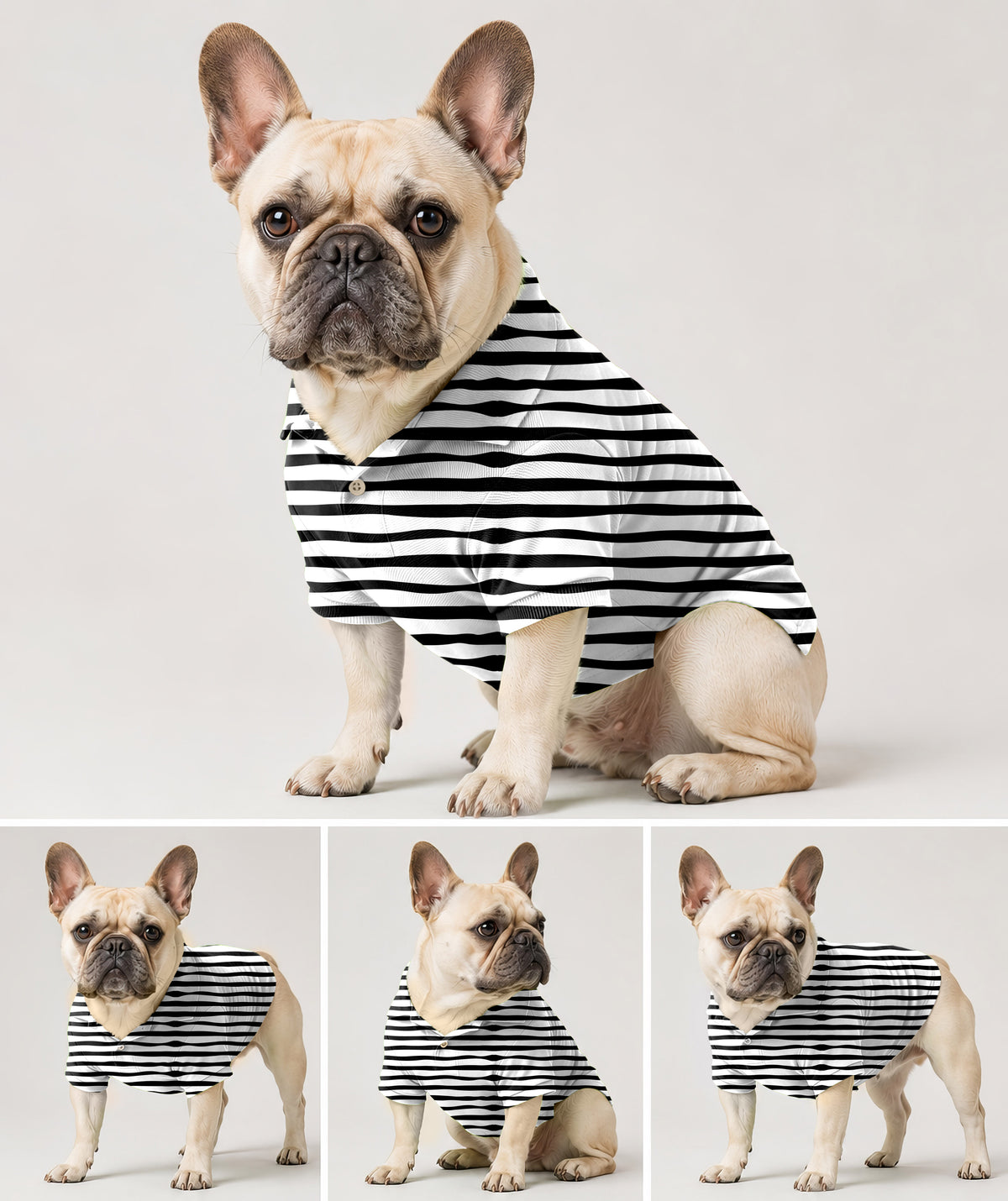 Dog's Zebra stripes Golf Polo