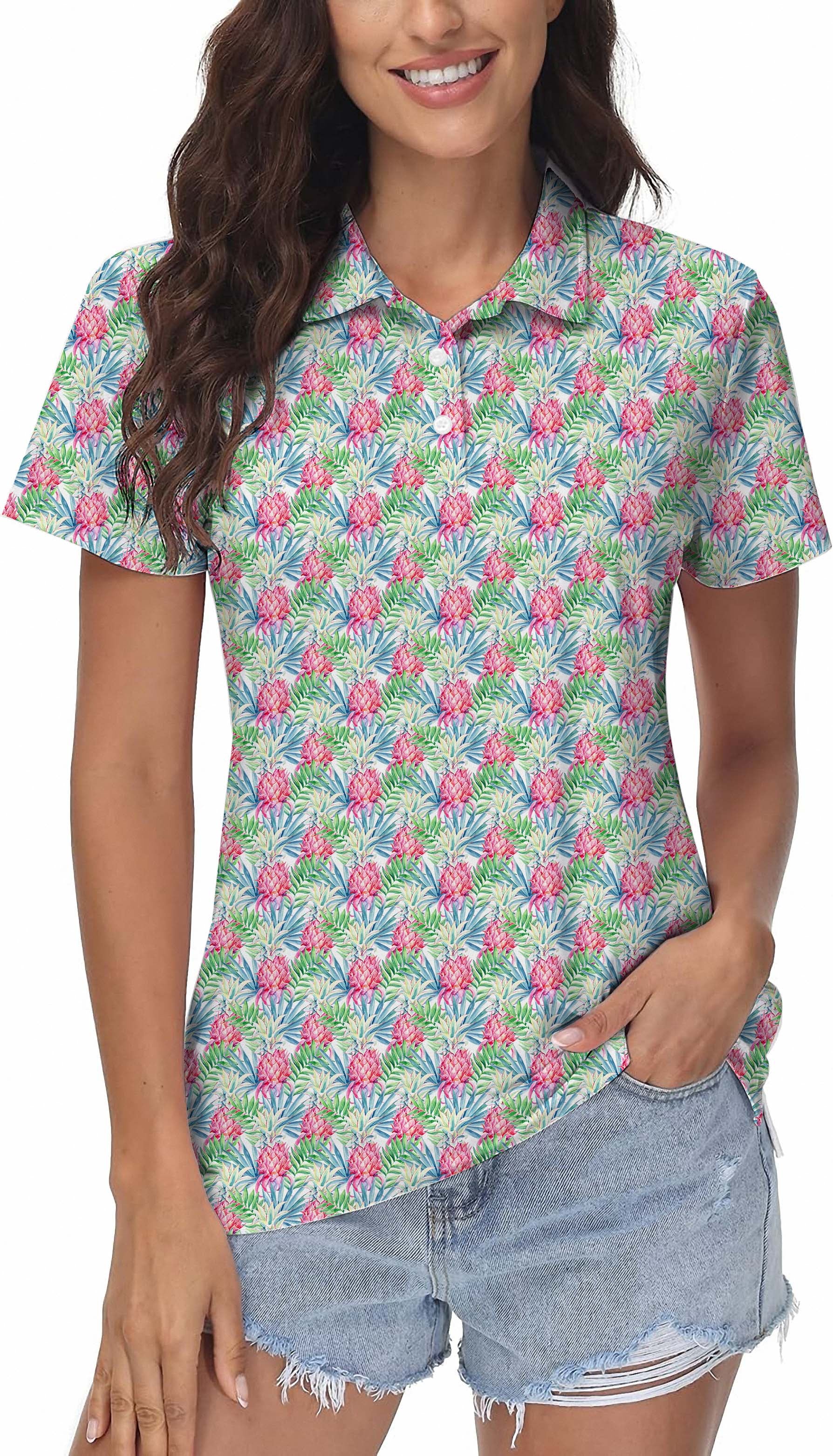 Pineapple Paradise Women's Golf Polo