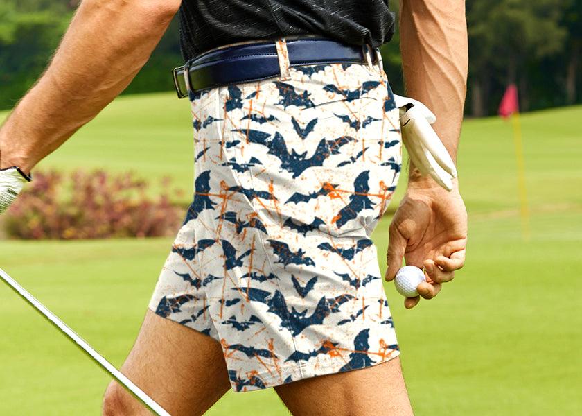 Men Bat Cave Golf Shorts