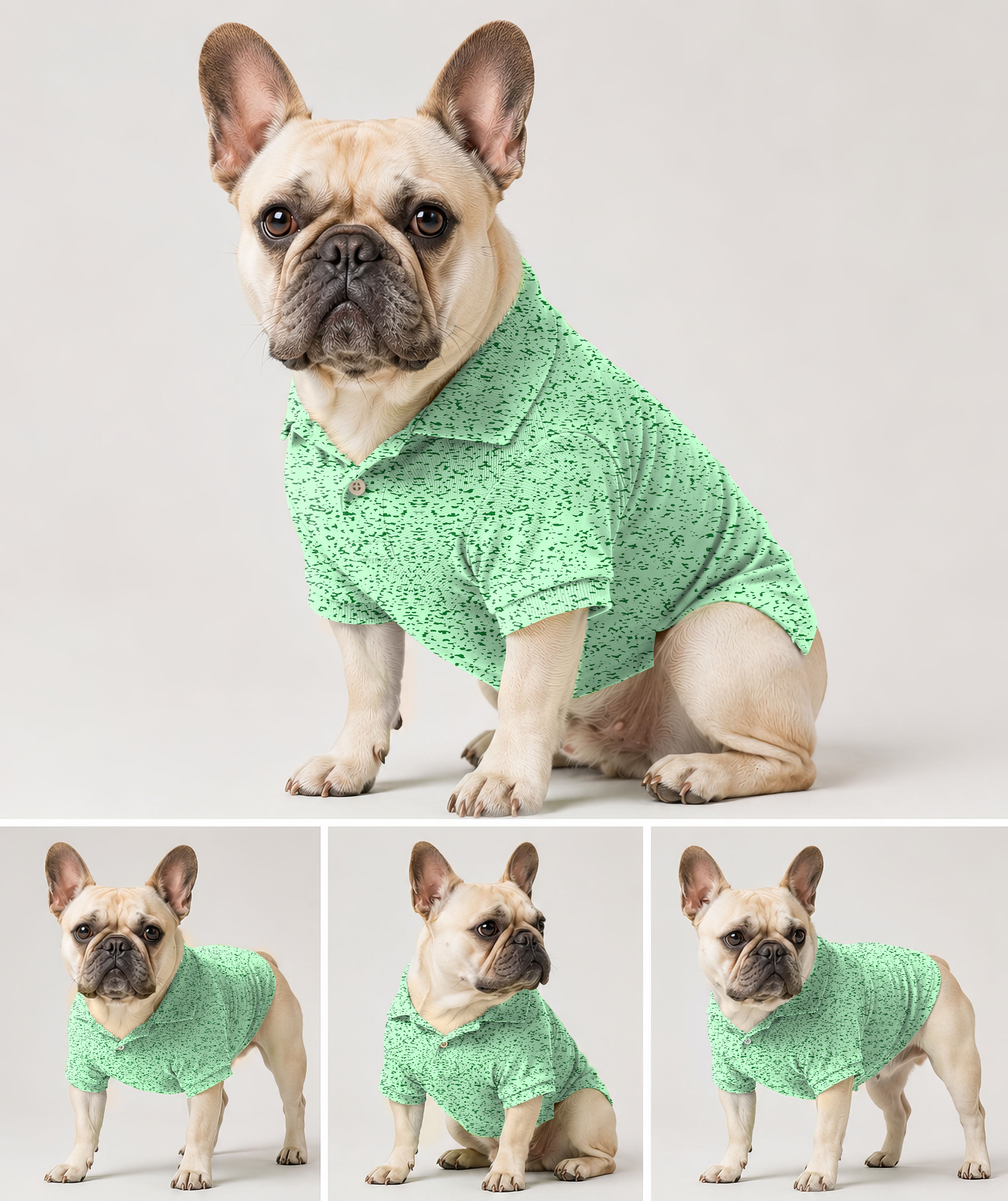 Dog's Graffiti Greens golf polo