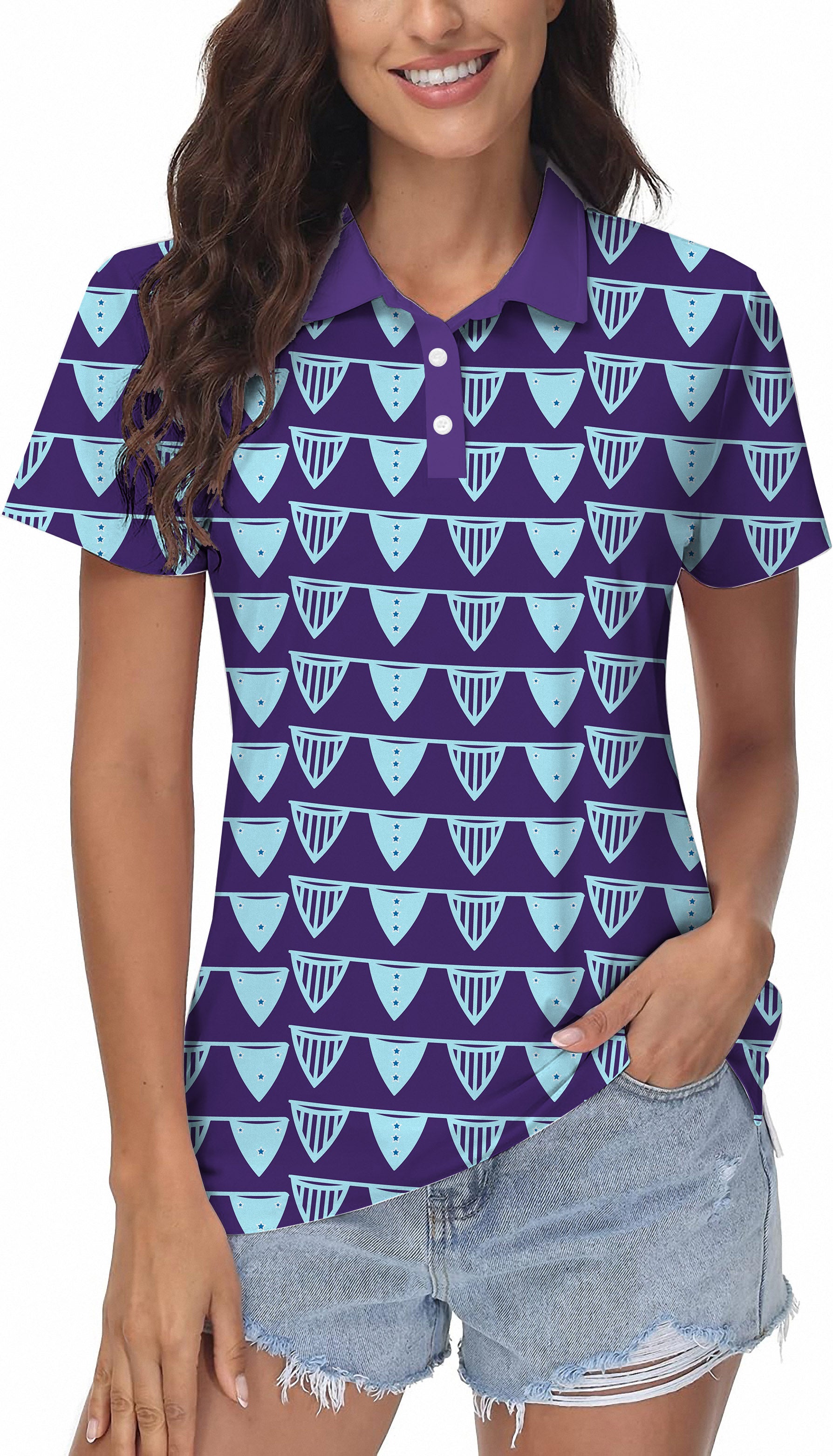 Blue Flag Limited Edition Women's Golf Polo