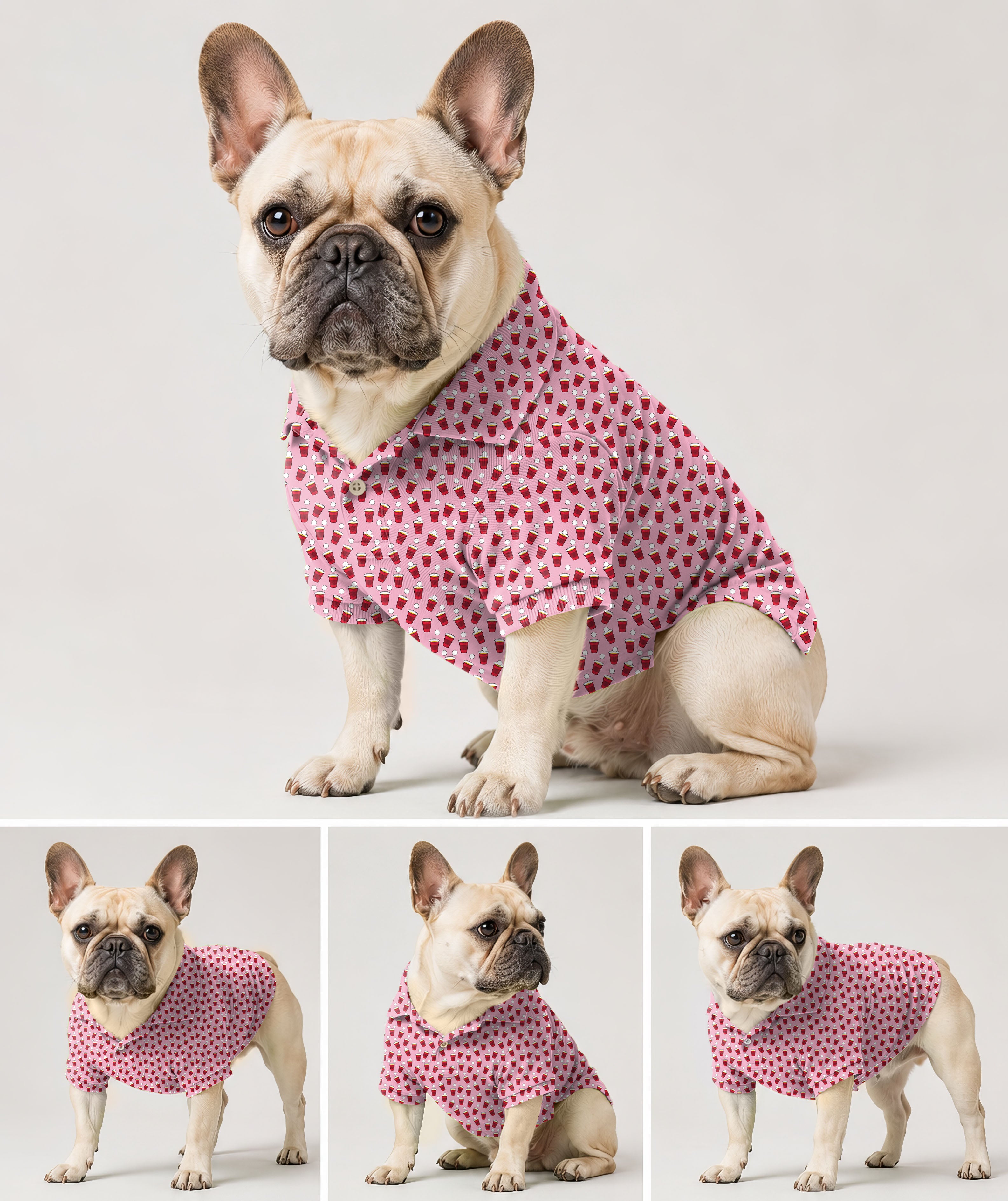 Dog's Red Solo Cup golf polo