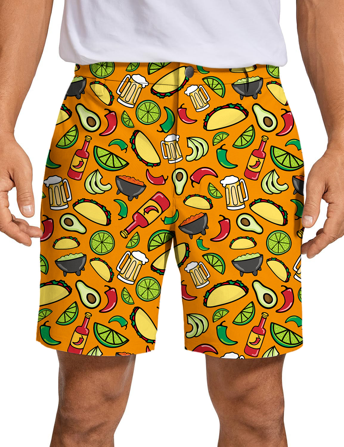 Men's Mexico Taco Tuesday Golf Shorts