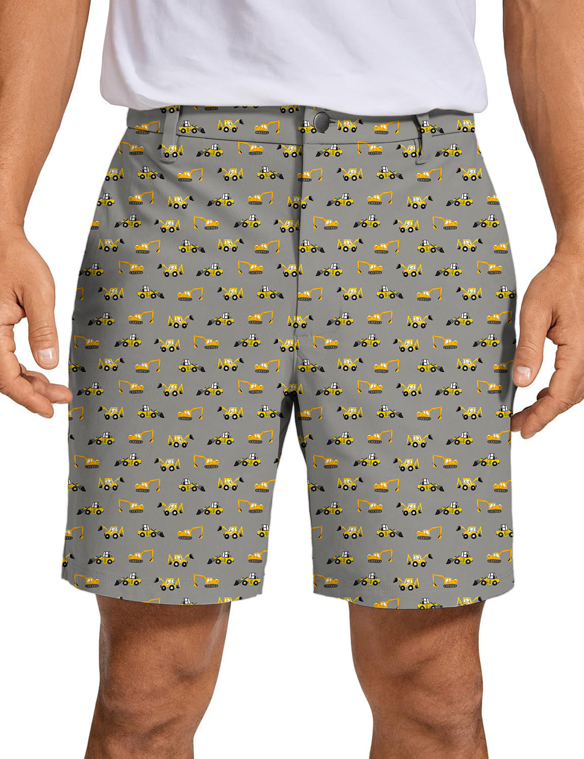 Men's Construction Trucks Golf Shorts