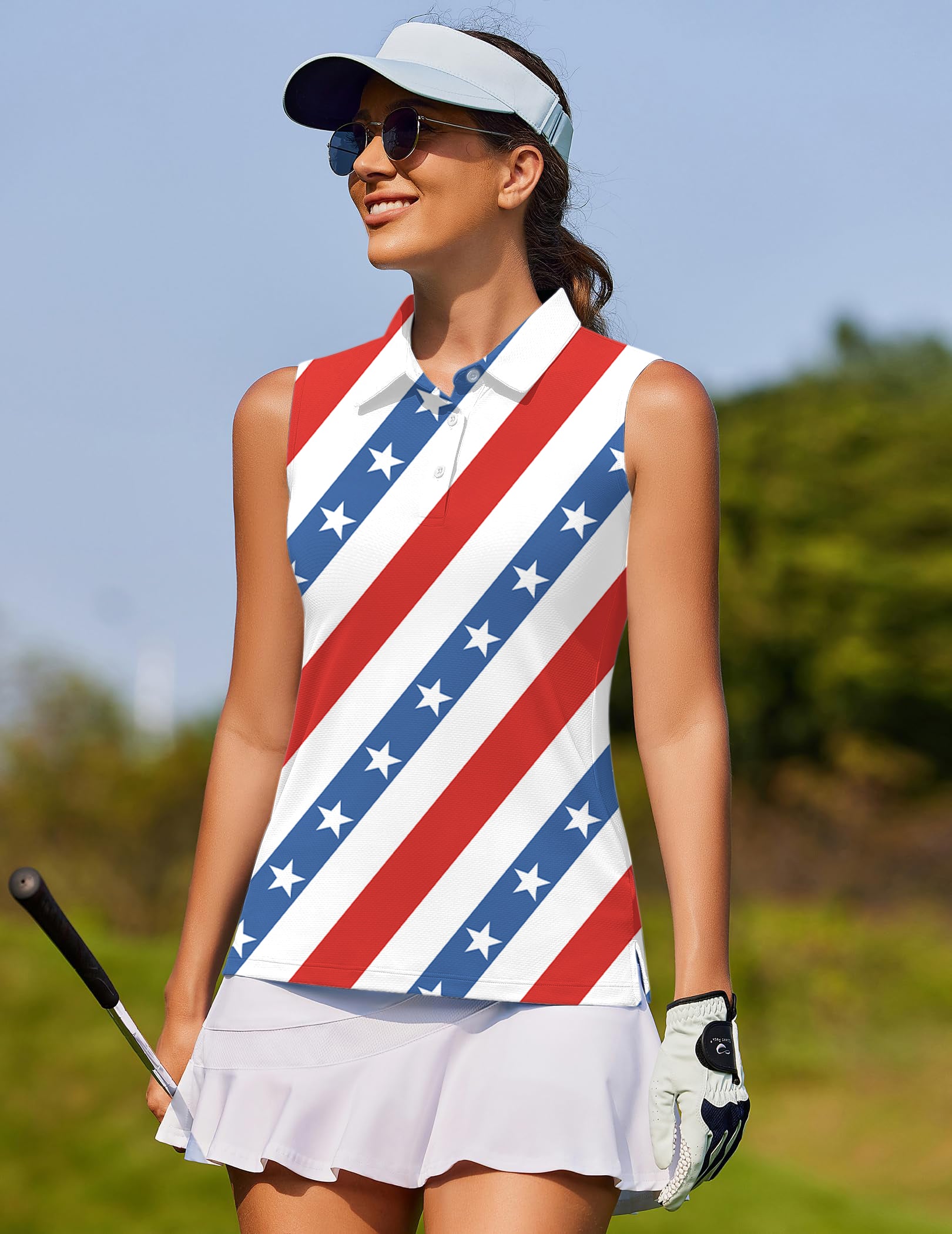 American President Day Women's golf Sleeveless shirt