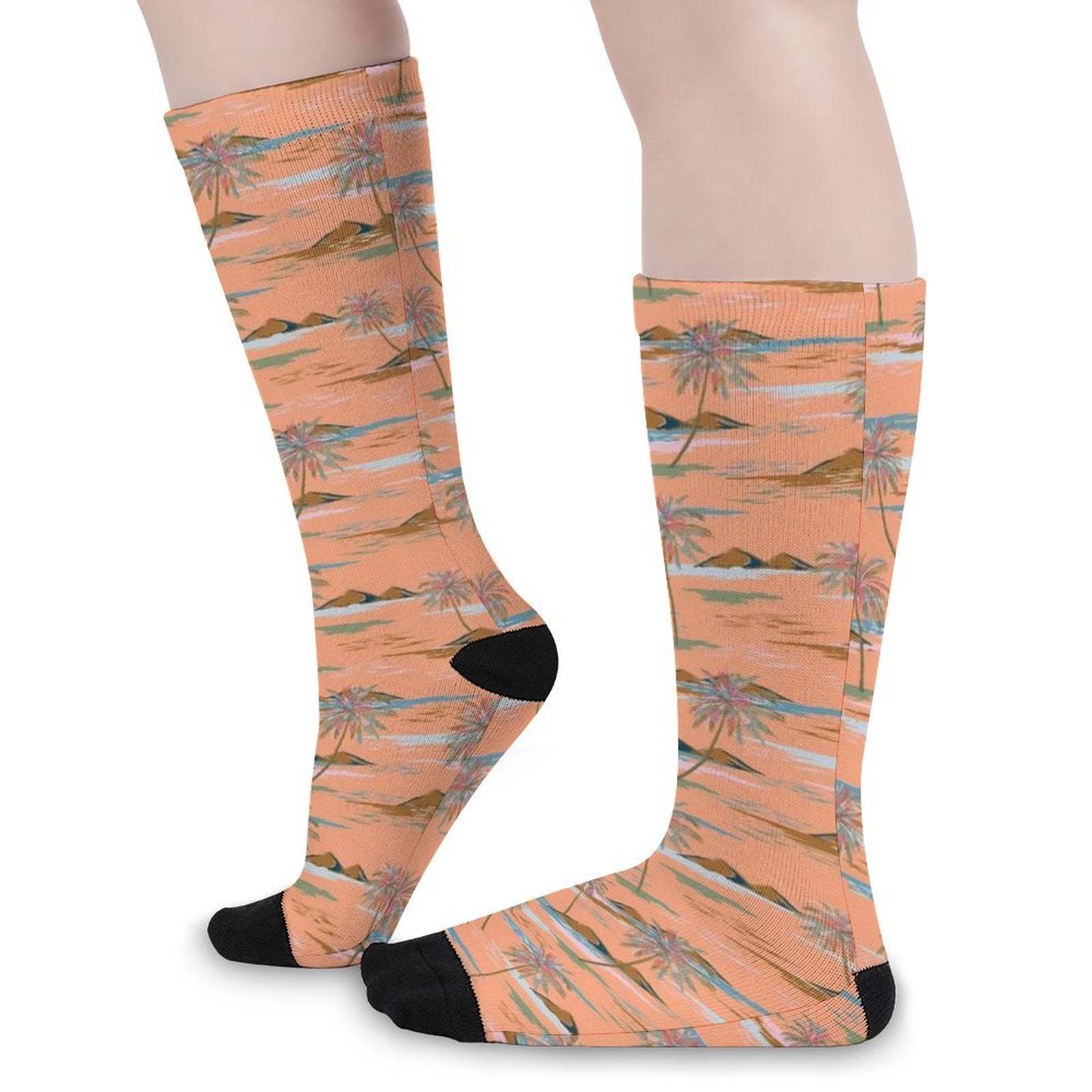 Sweet Palm tree Prined socks Gifts for Men Women