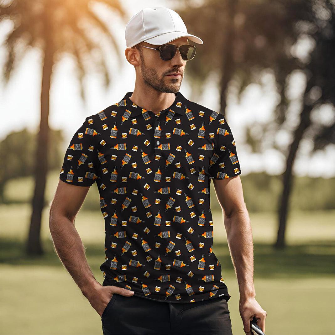 Whiskey 1866 Men's golf polo