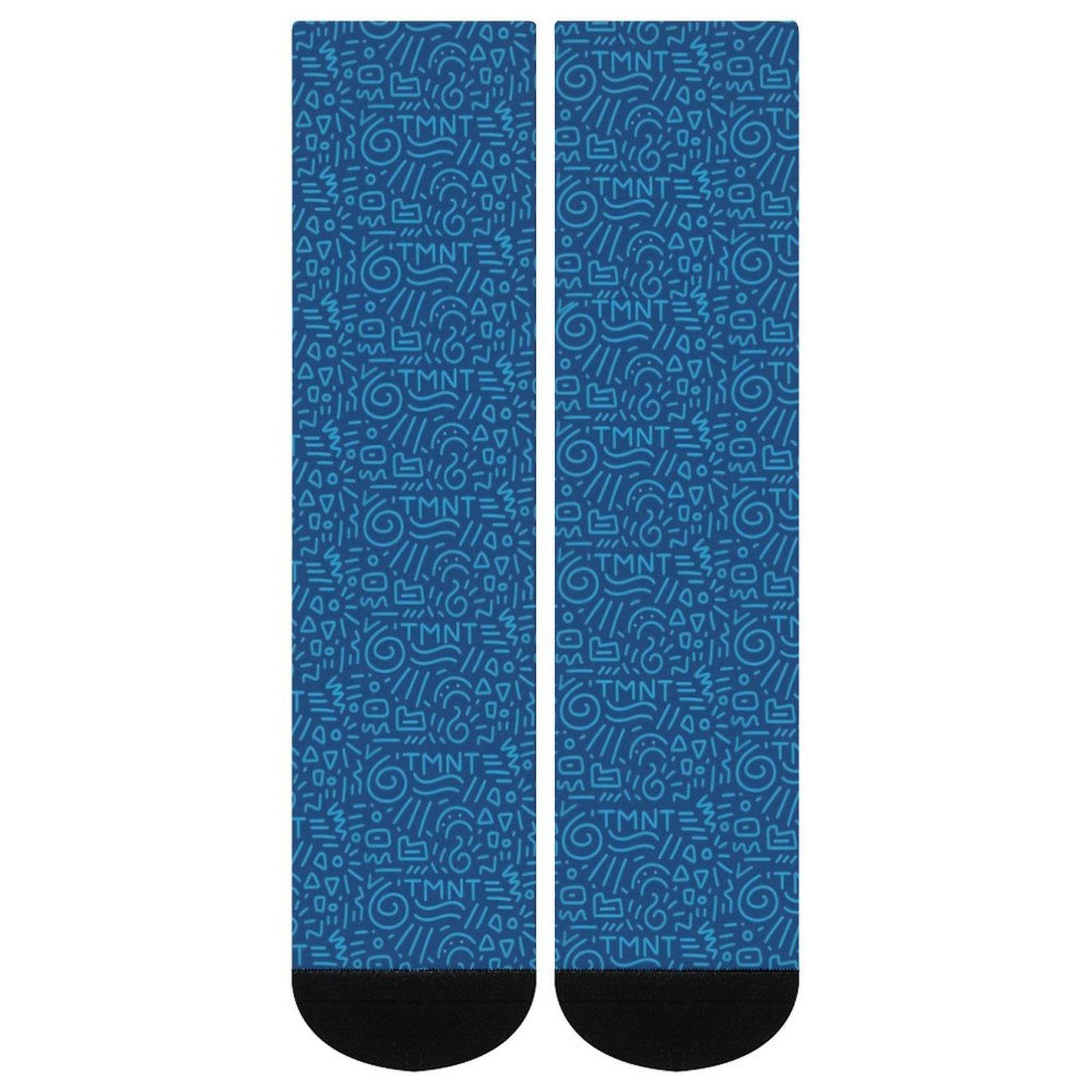 Blue Doodle Prined socks Gifts for Men Women