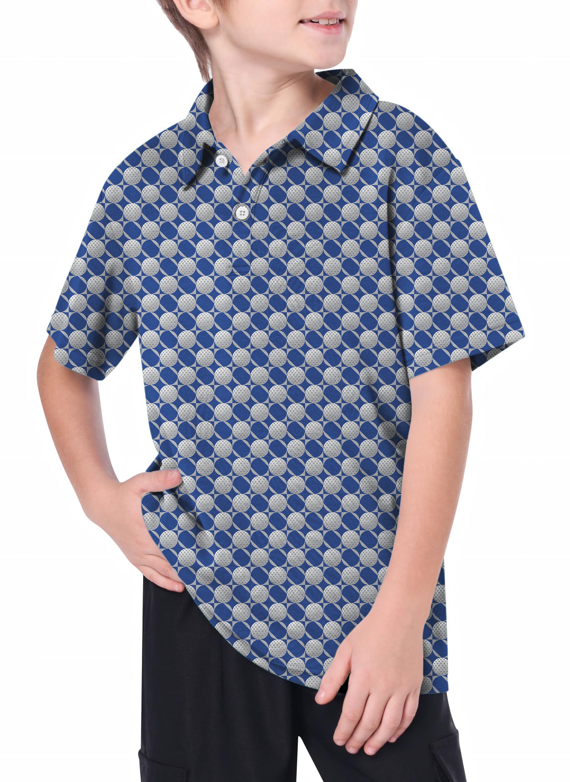 Youth blue golf ball Golf Polo limited edition