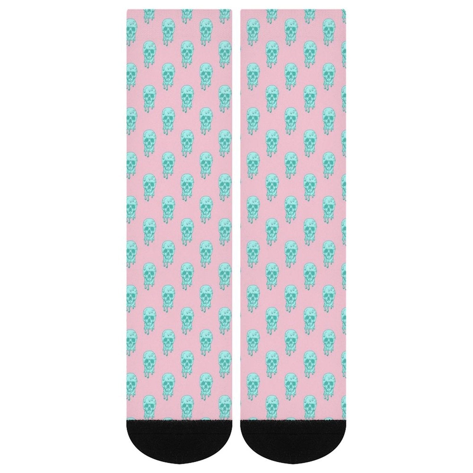 Icey Skulls Prined socks Gifts for Men Women